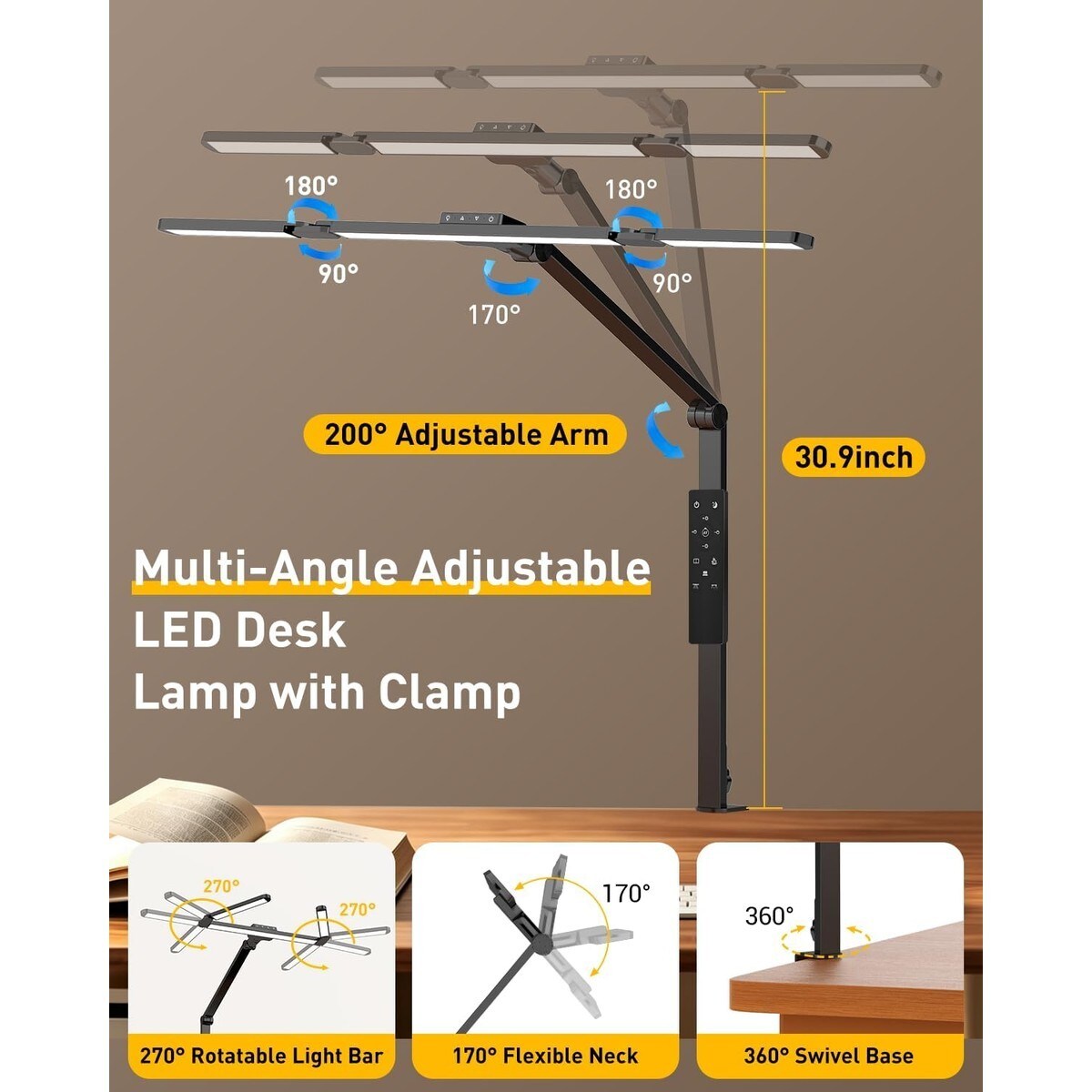 Slagawa LULIN-410ADB Desk-Table-Lamps - View #4
