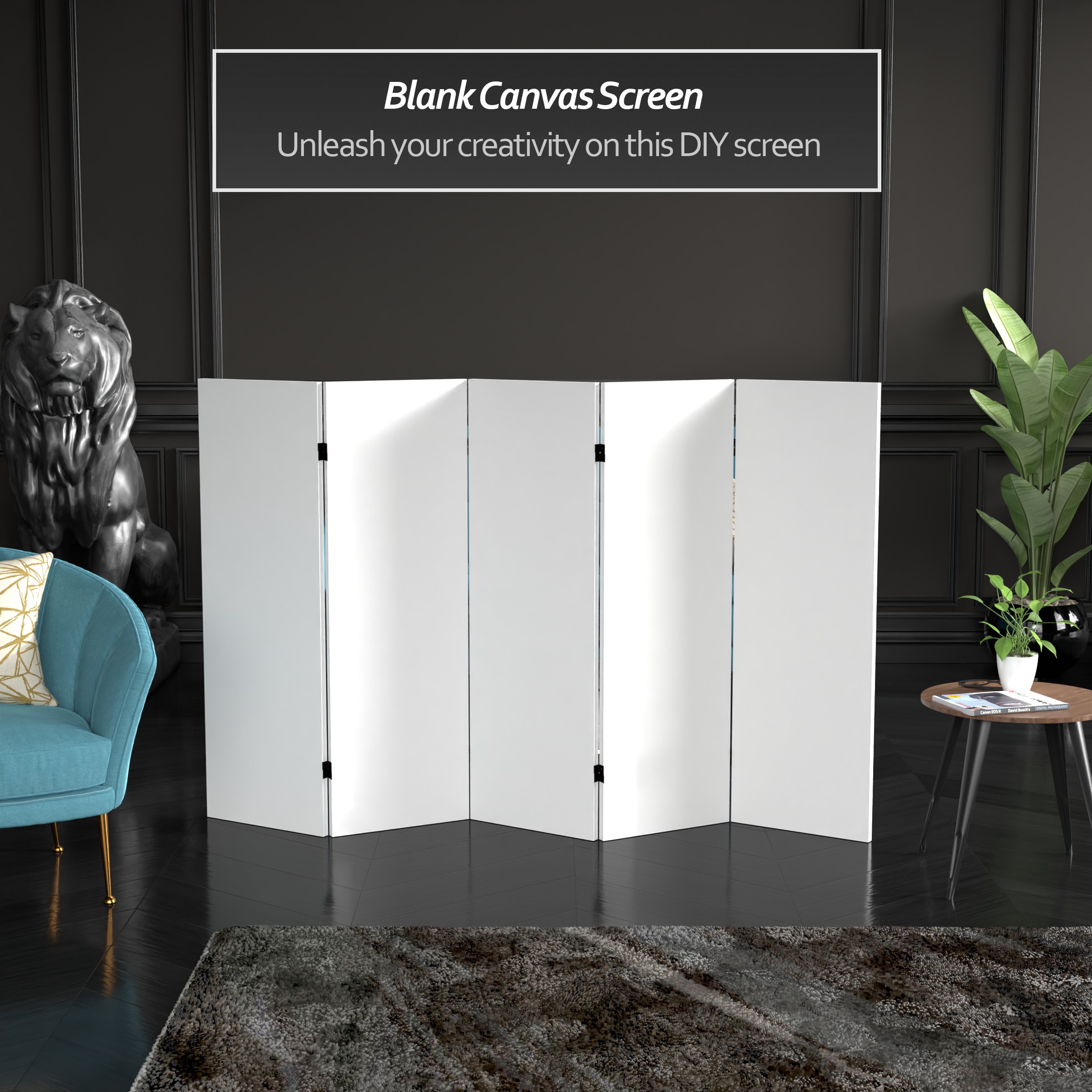 Red Lantern CV-4BLANK-5P Indoor-Privacy-Screens - View #2