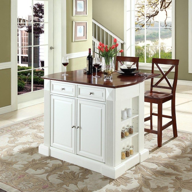 Kitchen Islands Carts At Com, White Kitchen Island Cart With Seating