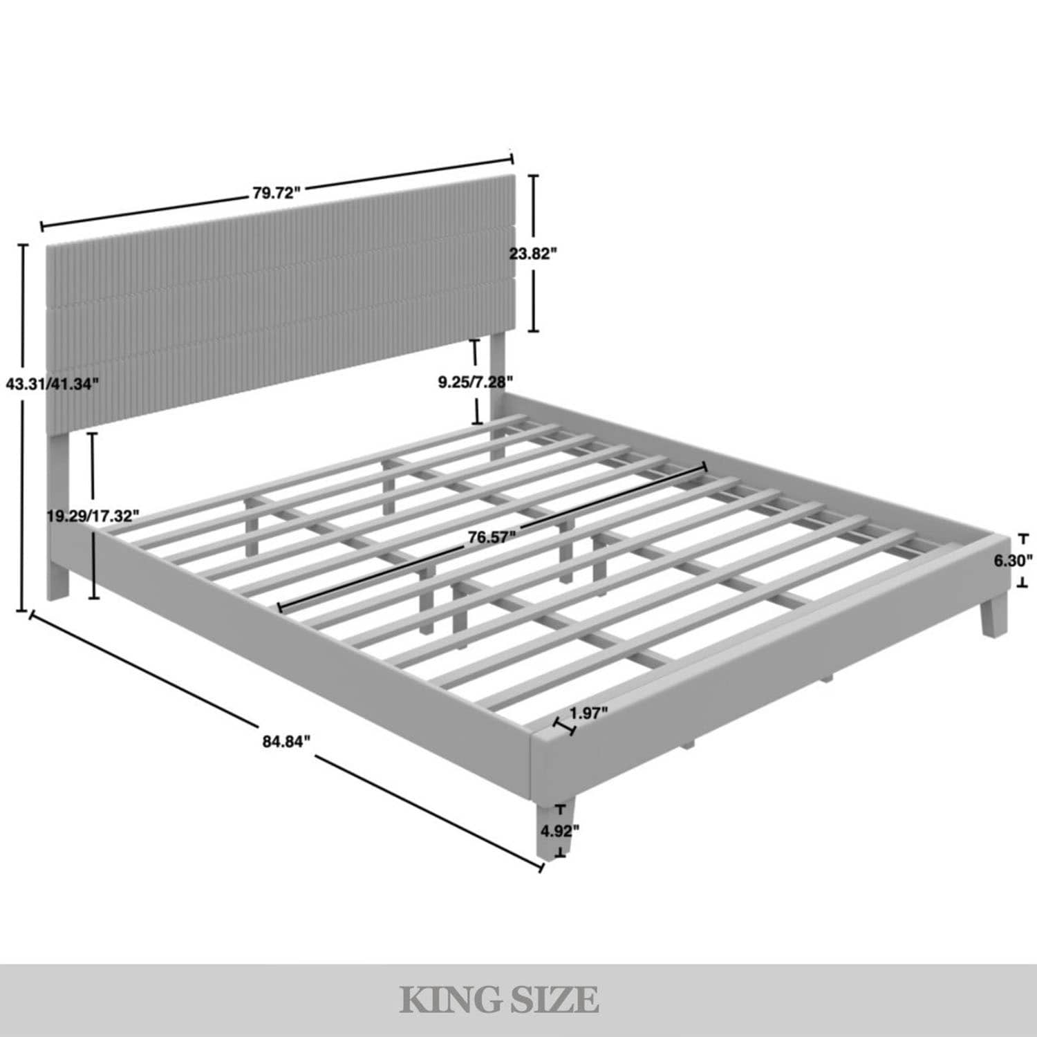 CasePiece C8541KPL-GY-VV beds - View #10