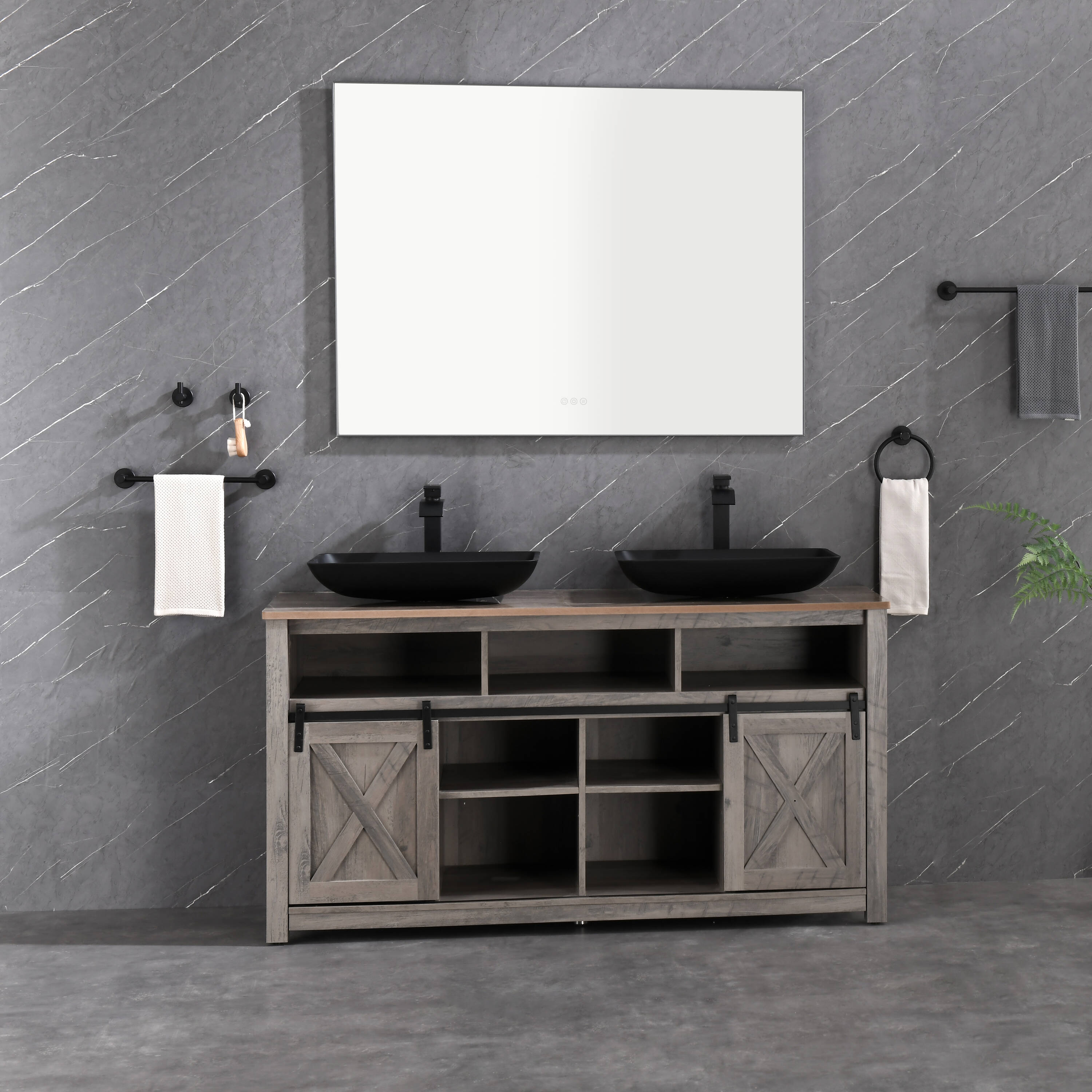 Bayfeve BF-78224-MIR Framed-Bath-Mirrors - View #6