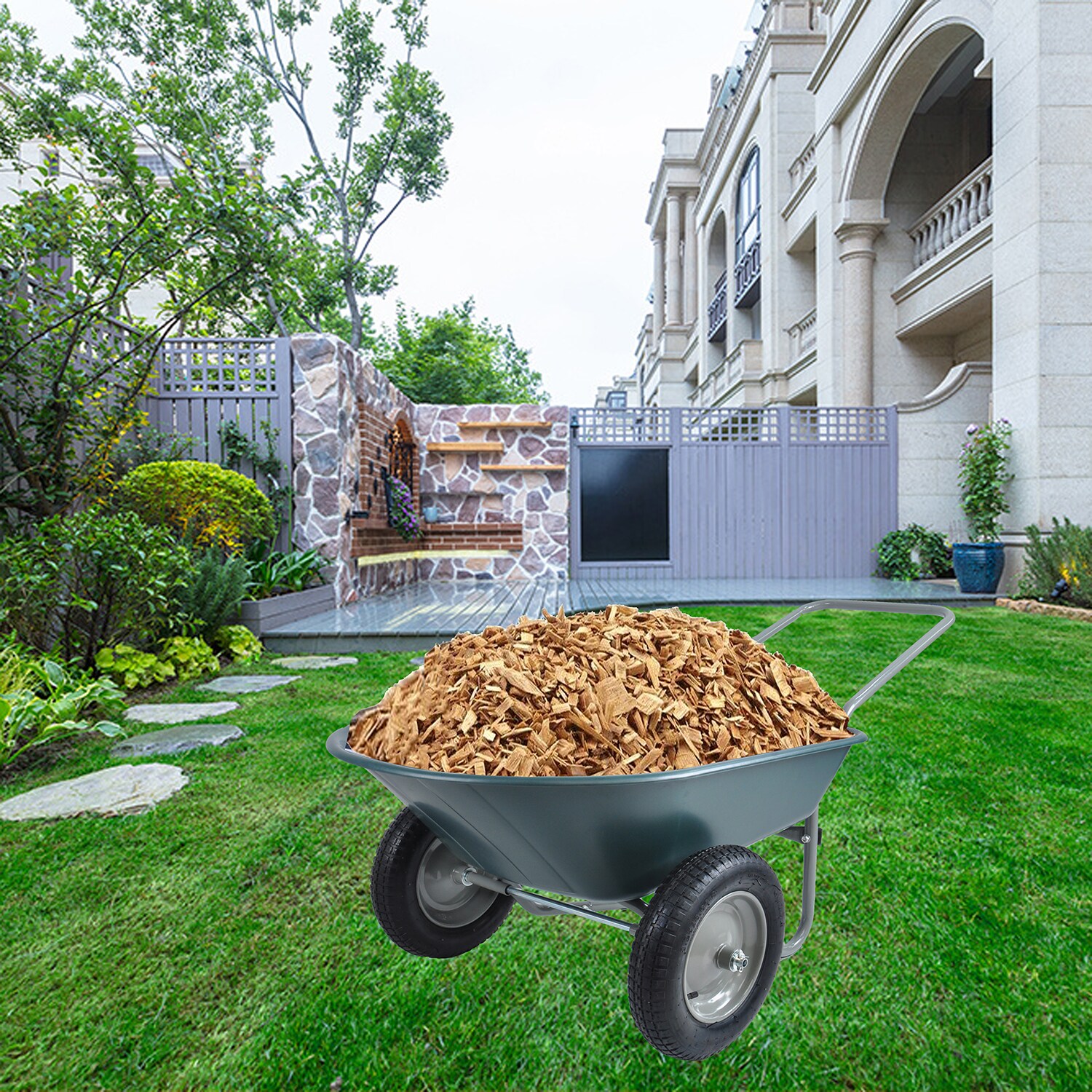 SINOFURN SYB010016GY Yard-Carts - View #8