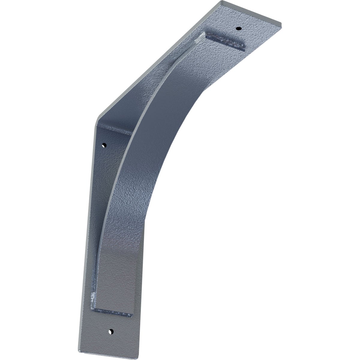 Ekena Millwork BKTM03X12X12MOHLB Morris Morris 12-in x 3-in x 12-in Blue Steel Mounting bracket