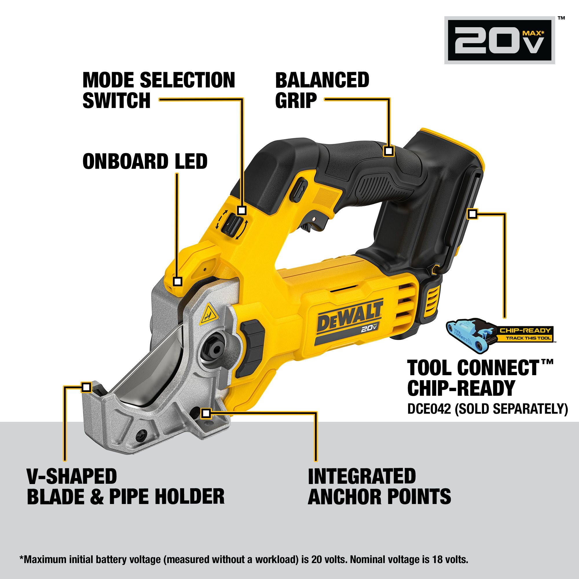 DEWALT DCE180B Plumbing-Cutting-Tools - View #2