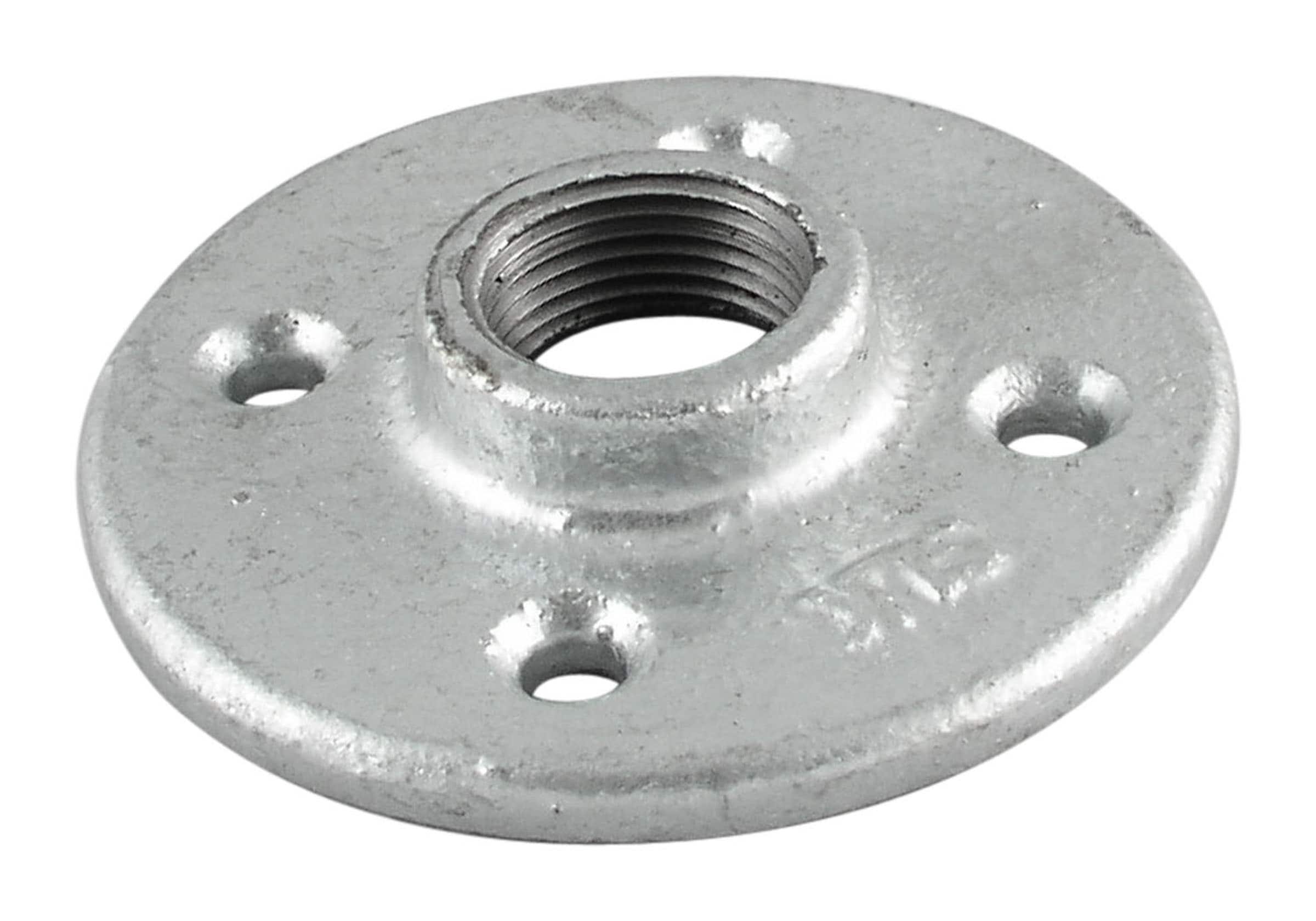 LDR 311 LF-112 1-1/2"dia. Galvanized Iron Floor Flange