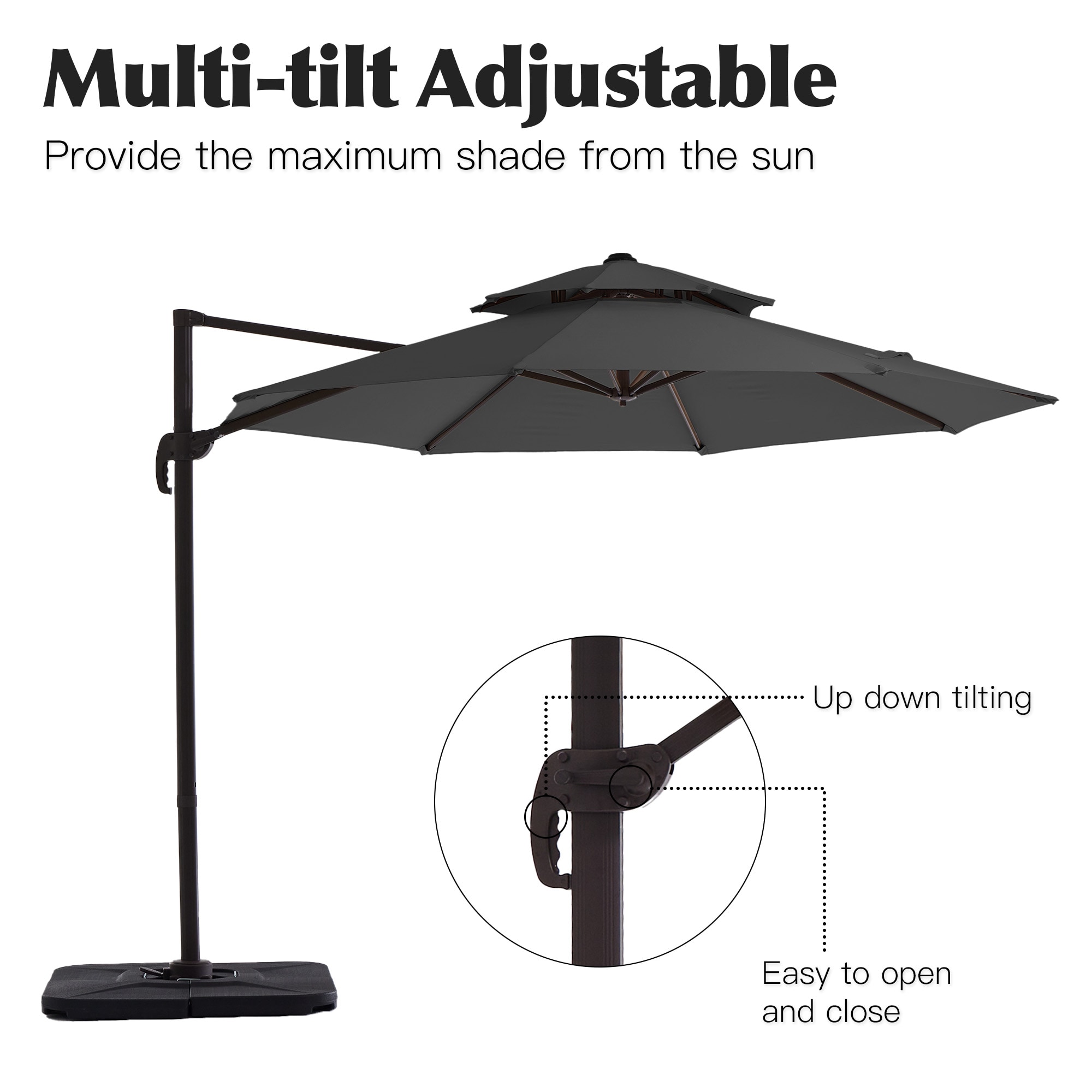 JEAREY XNECW-3S-WT Umbrellas-2 - View #4