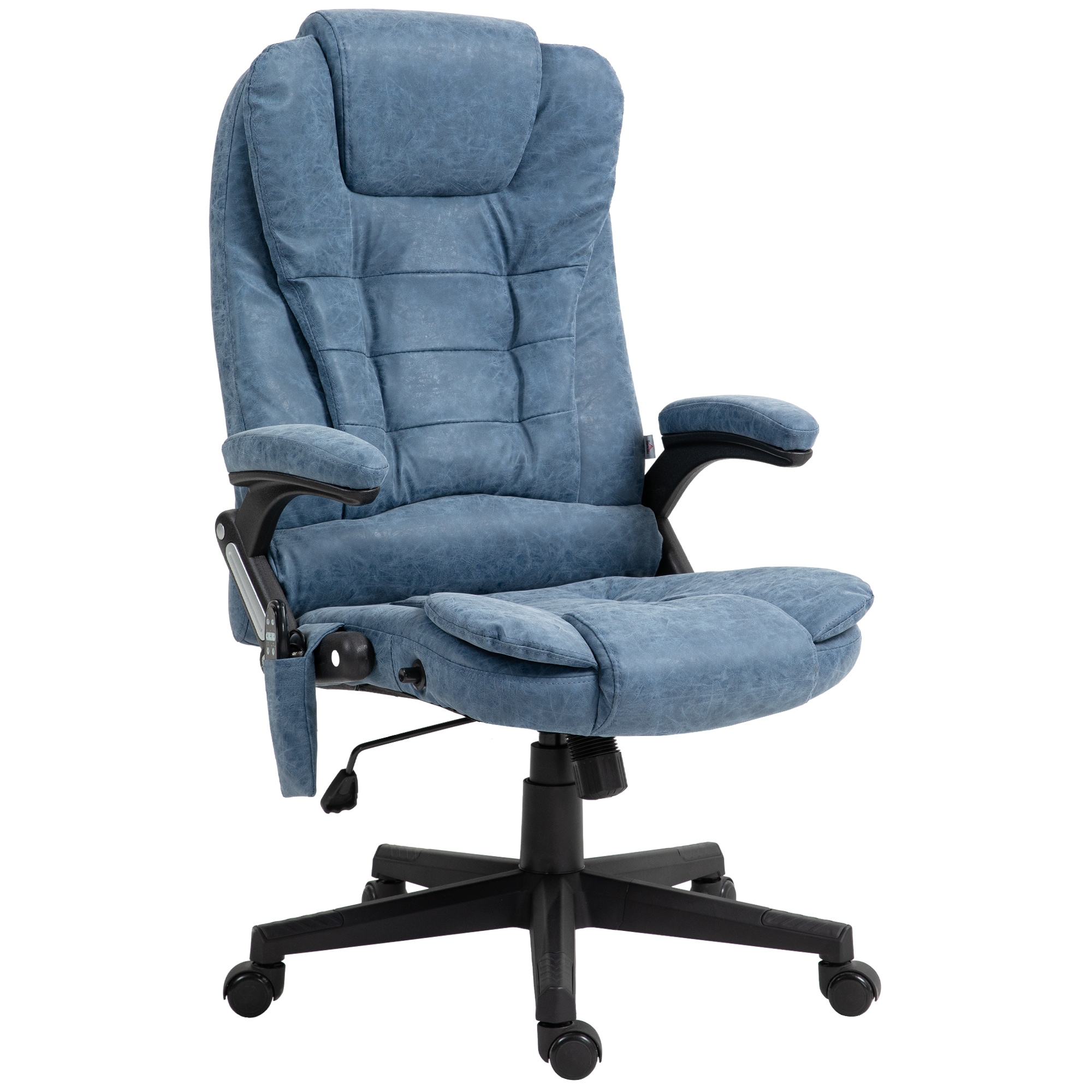 LOVMOR SF-H-W2225P217523 Executive Office Chair with 6 - Point Vibration Massage Lumbar Heating 120¬∞ Recline High - Back Support Padded Armrests