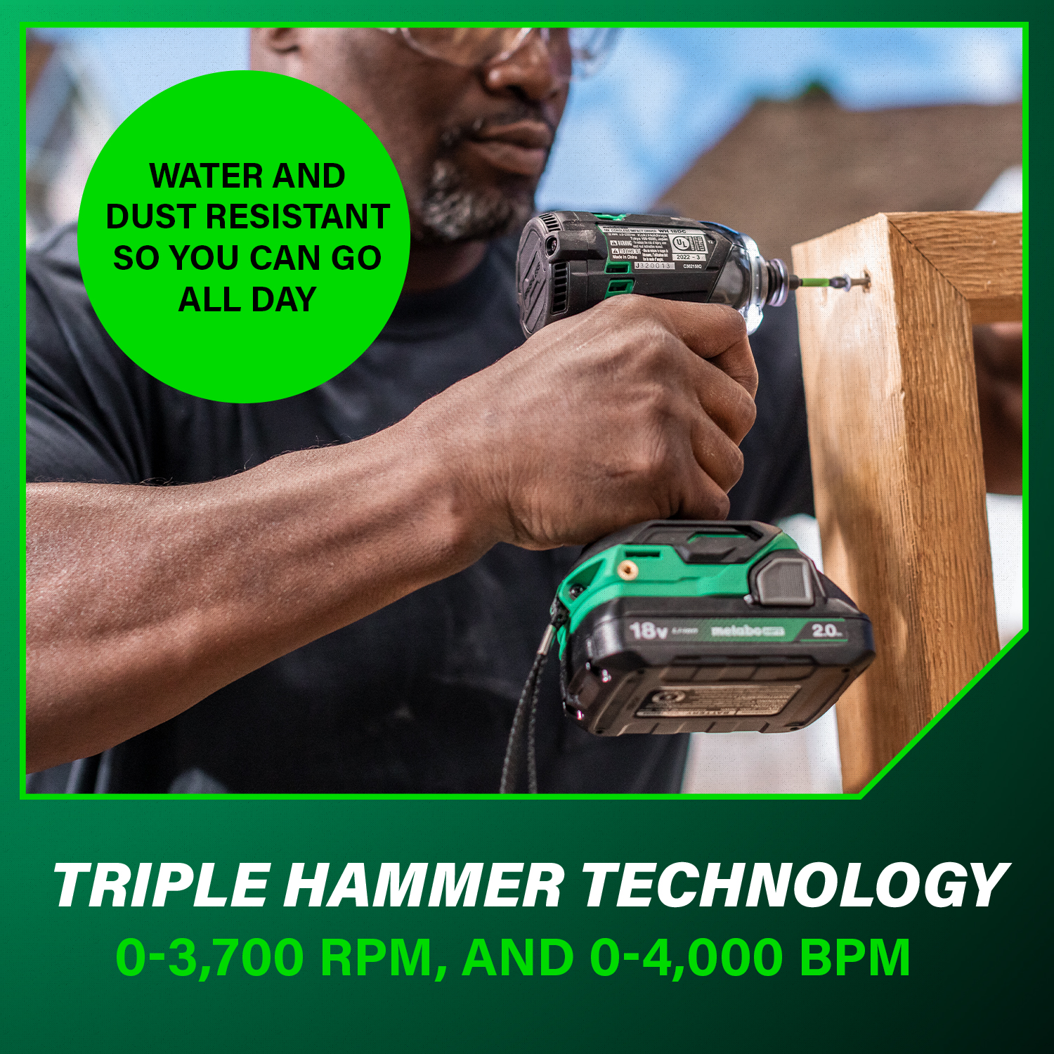 Metabo HPT WH18DCM Cordless-Impact-Drivers - View #7