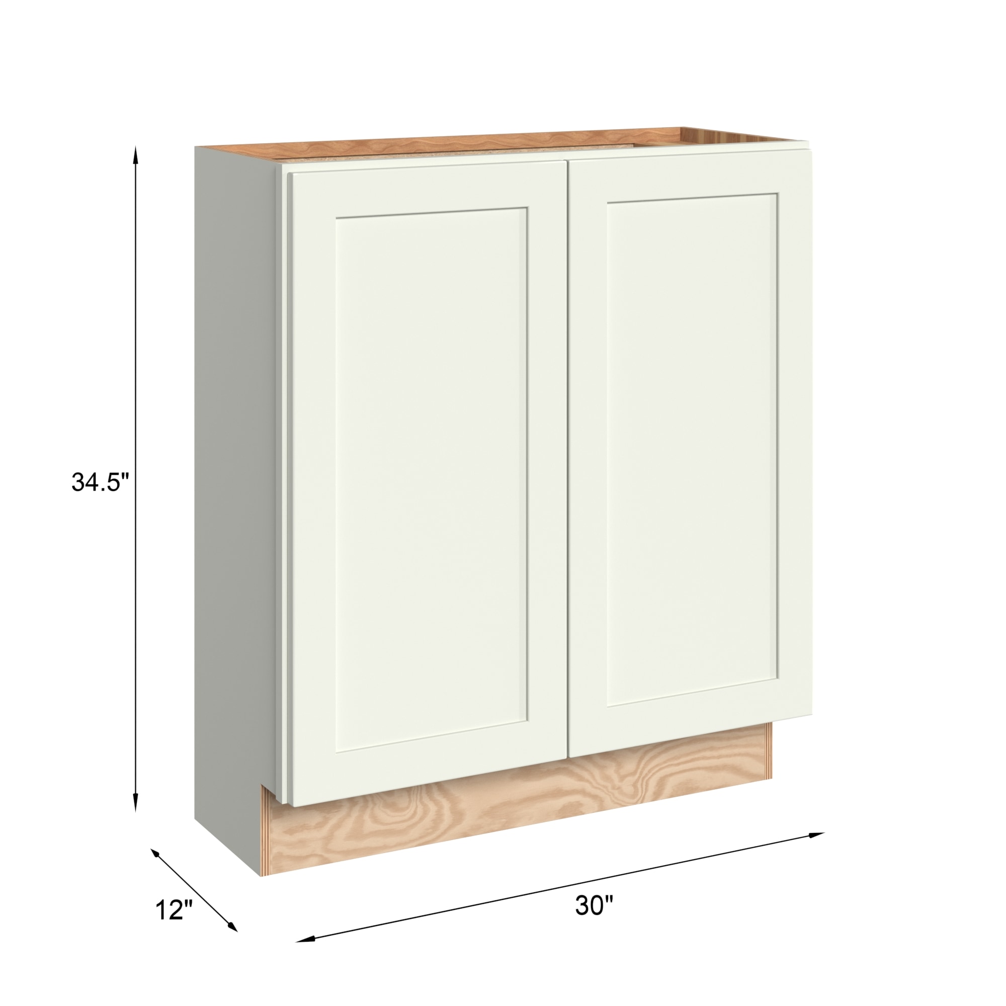 KraftMaid Momentum B3012.FHG71 Cabinets-Kitchen - View #2
