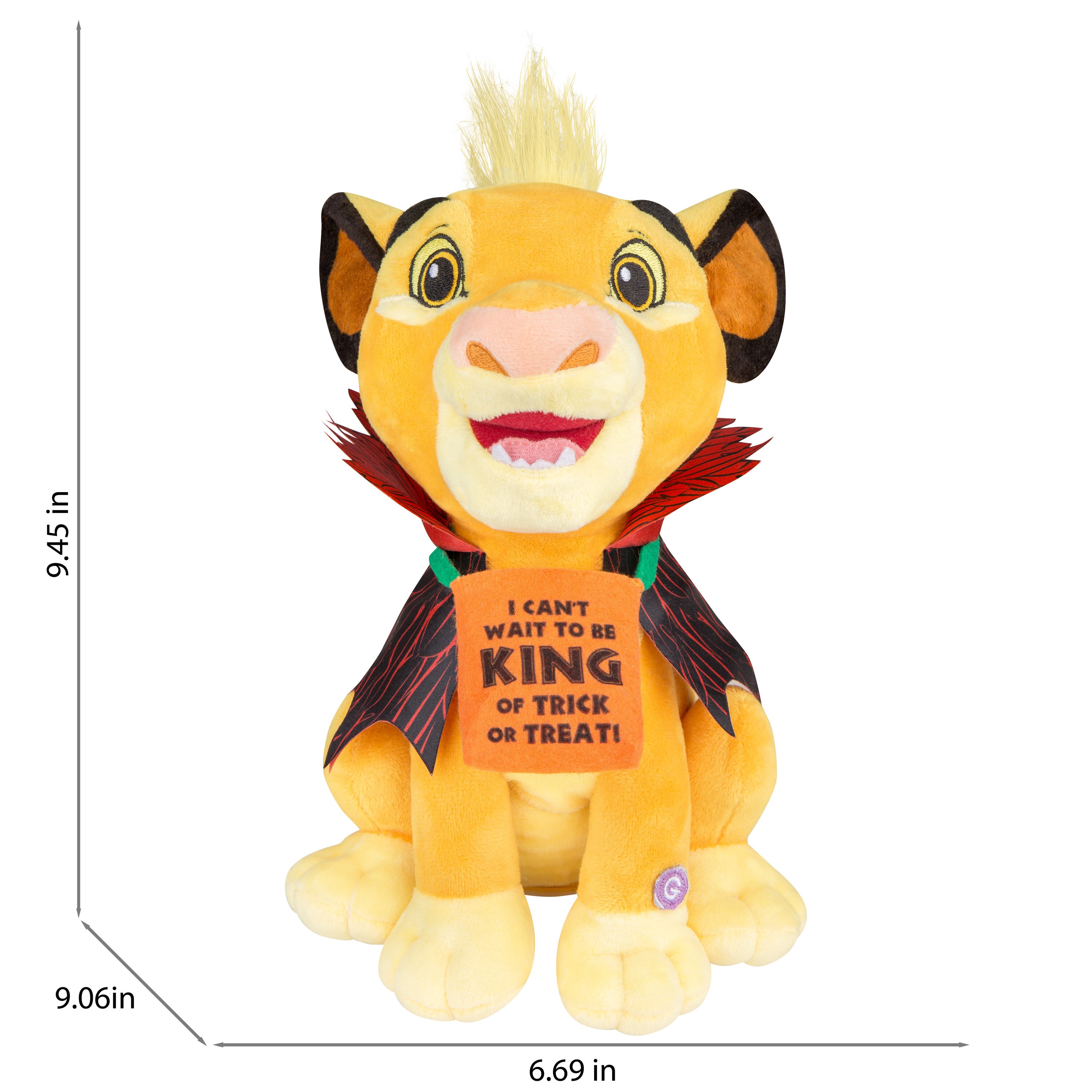 Disney 9.5 in Musical The Lion King Simba Animated Plush 553965 at Lowes