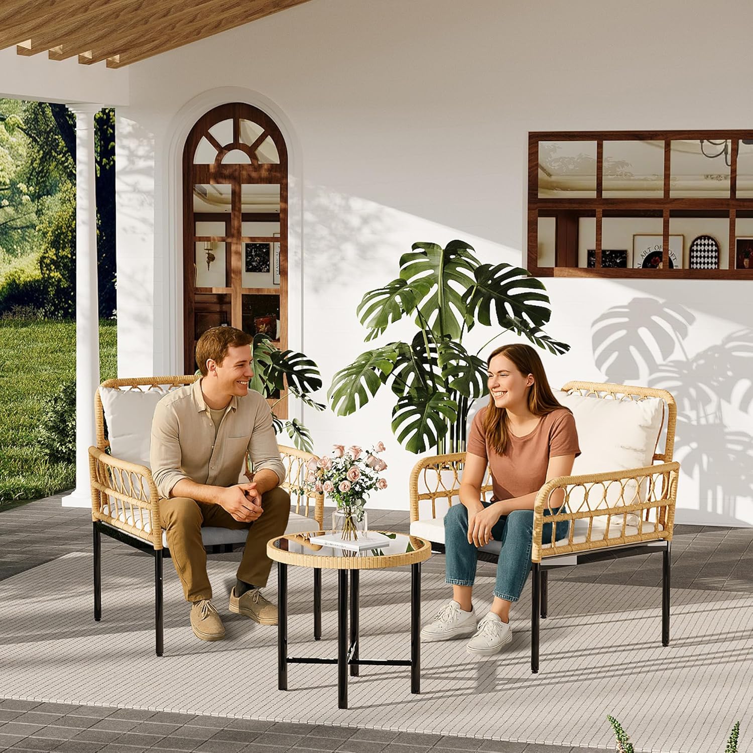 Qeetex LHF-HW-PHO-34TYUSSE Patio-Conversation-Sets - View #7