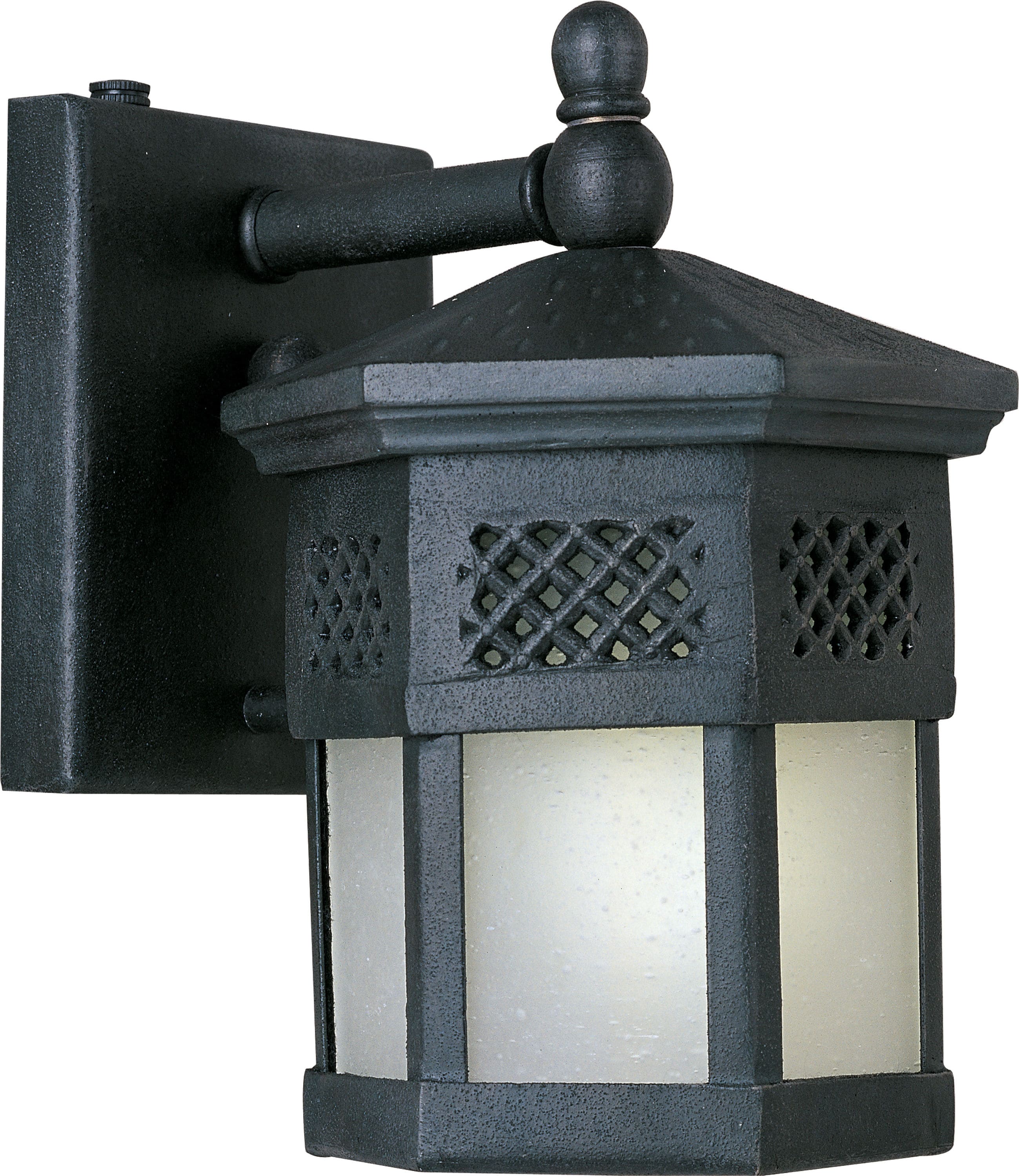 Maxim Lighting Scottsdale Ee 1 Light 85 In H Country Forge Outdoor Wall Light At