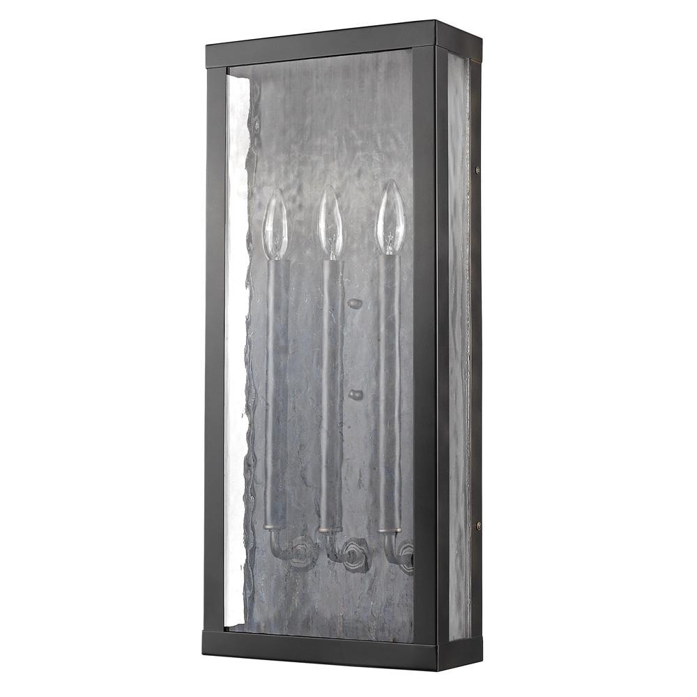 Acclaim Lighting 1522ORB Charleston 3 -Light 24-in H Oil-rubbed Bronze Hardwired Outdoor Wall Light