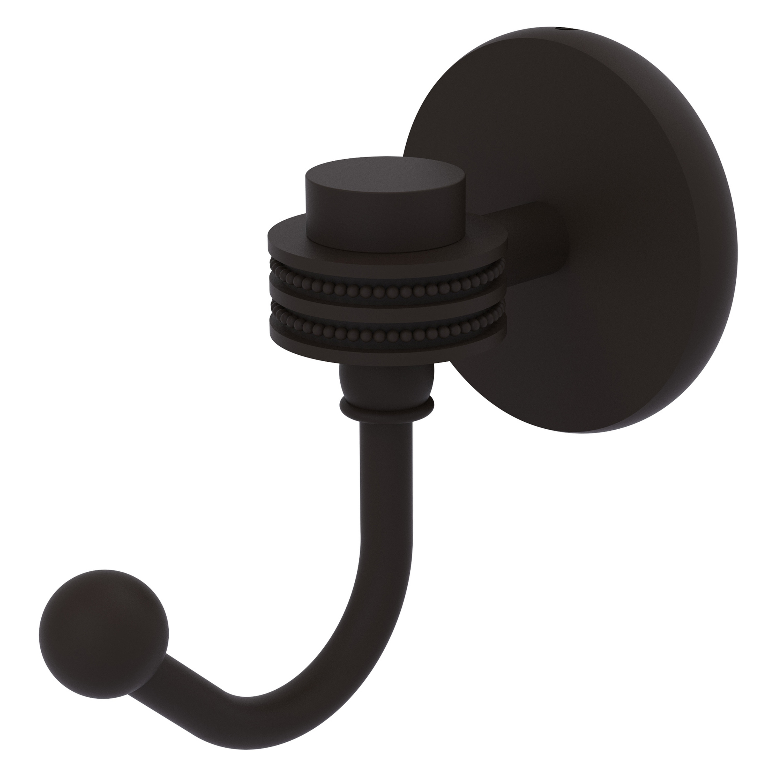 Allied Brass 7120D-ORB Satellite Orbit One Oil-rubbed Bronze Single -Hook Wall mount Towel Hook
