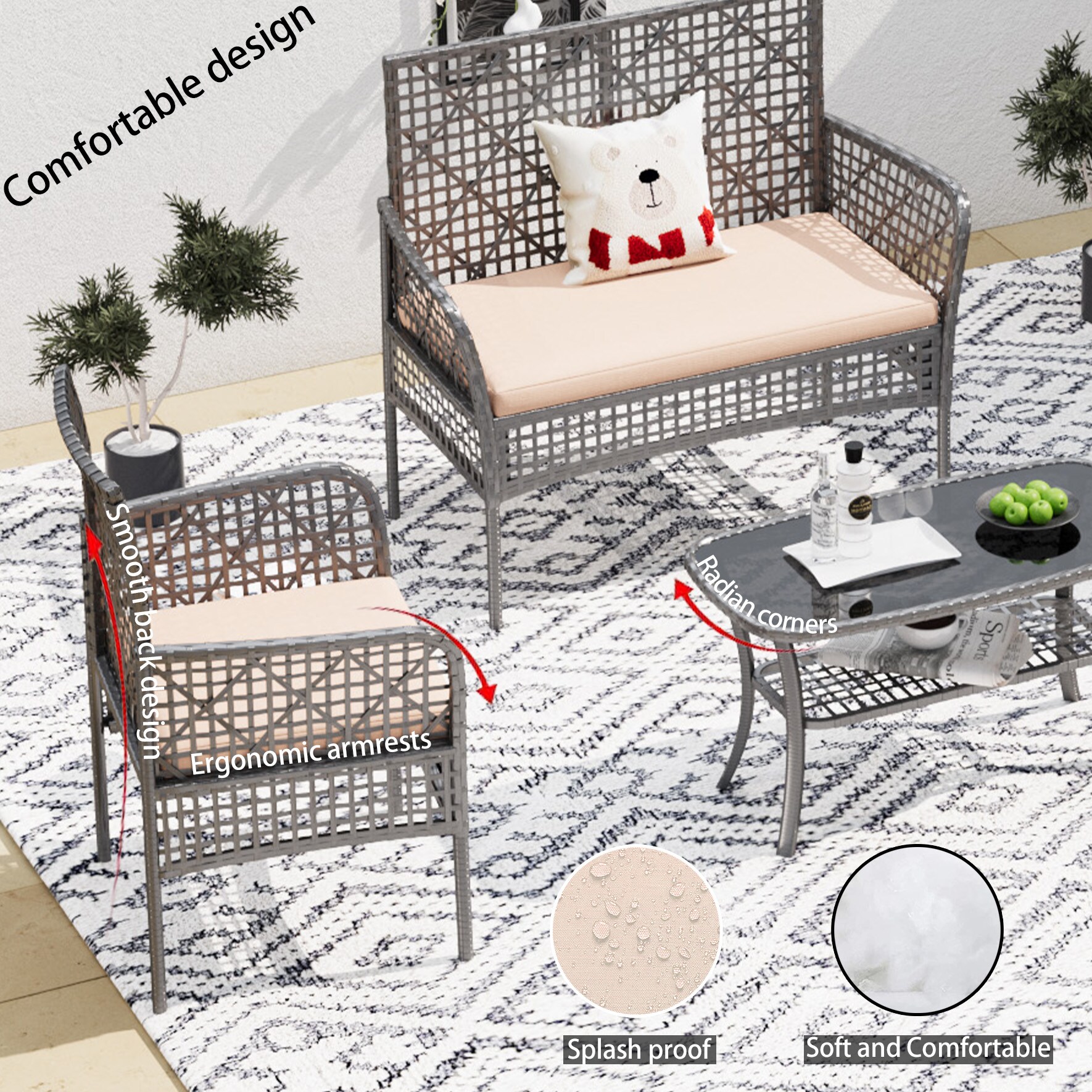 CESICIA QS-042 Patio-Chairs - View #6