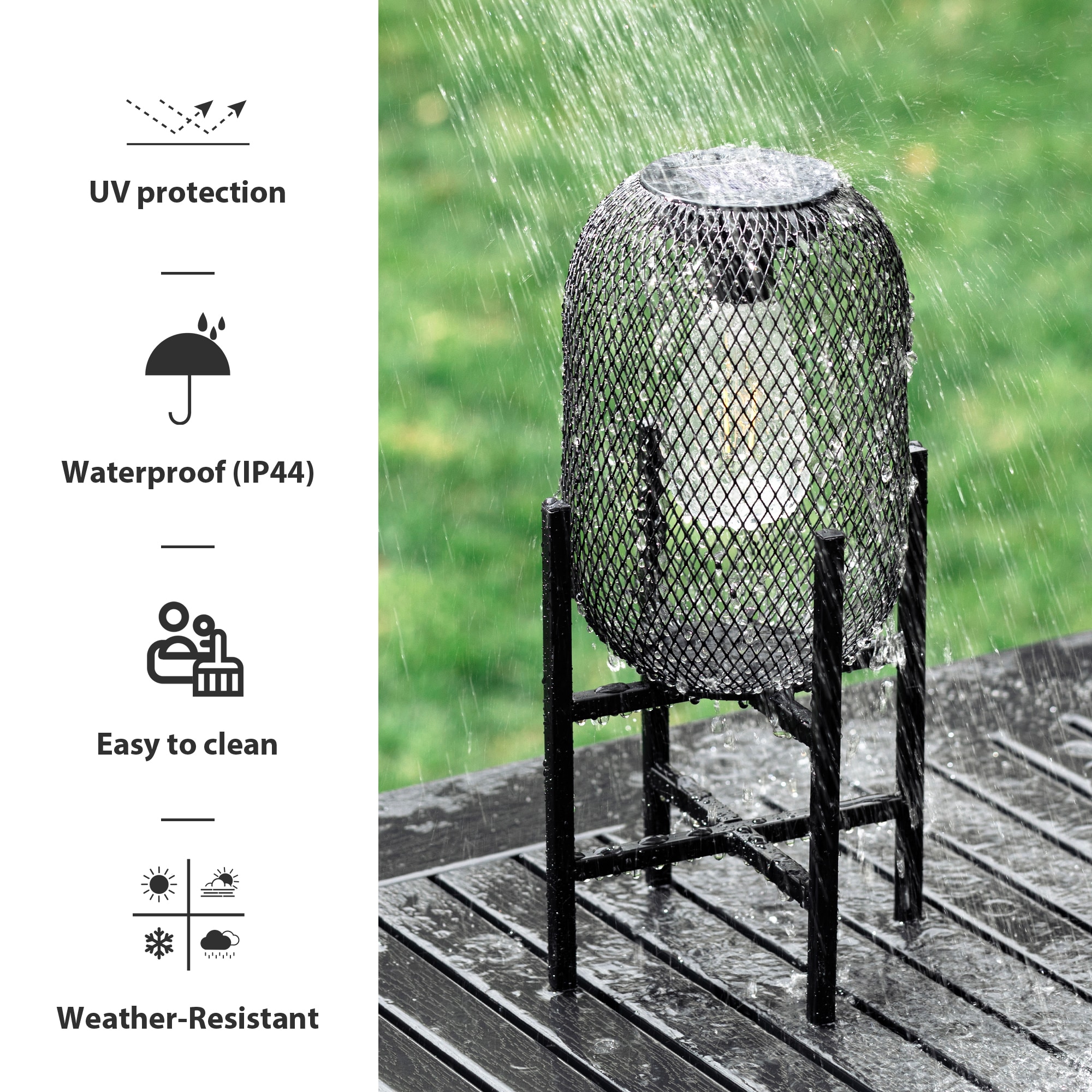 Glitzhome 2023300061 Outdoor-Decorative-Lanterns - View #7