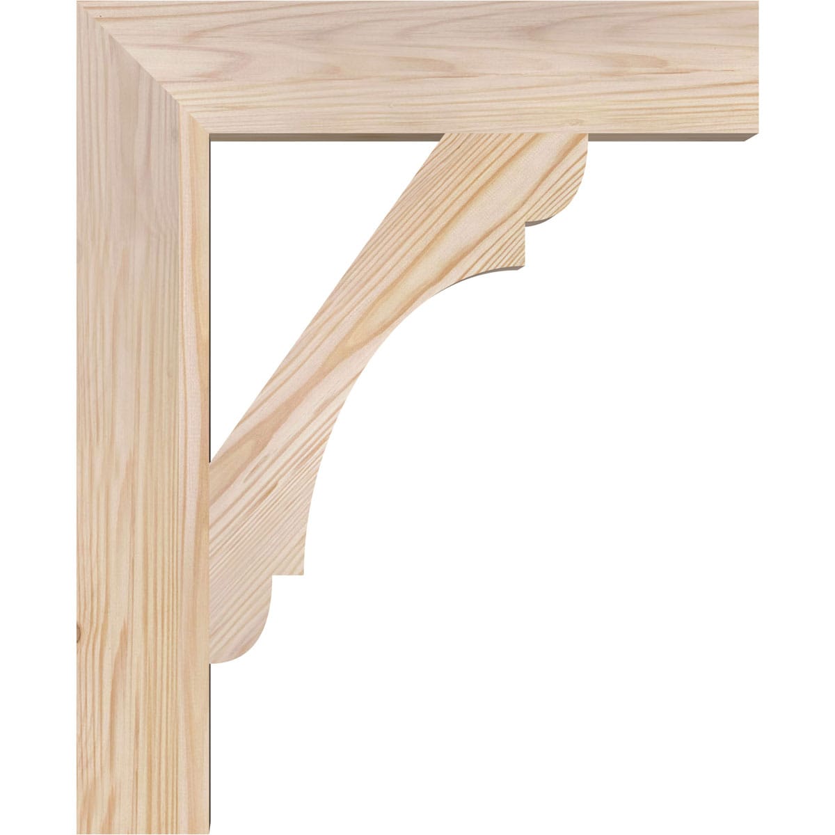 Ekena Millwork BKT04X18X22OLY05SDF Exterior-Brackets-Braces - View #3