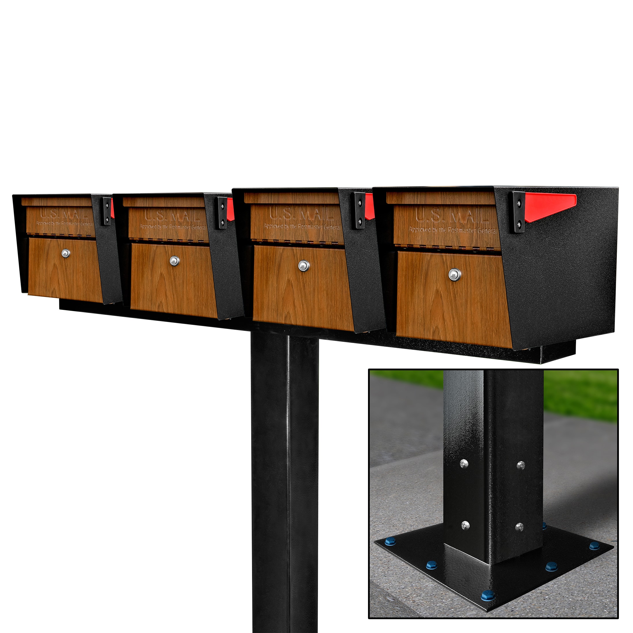 Mail Boss 7510-X4-BLK-SM mailboxes - View #12