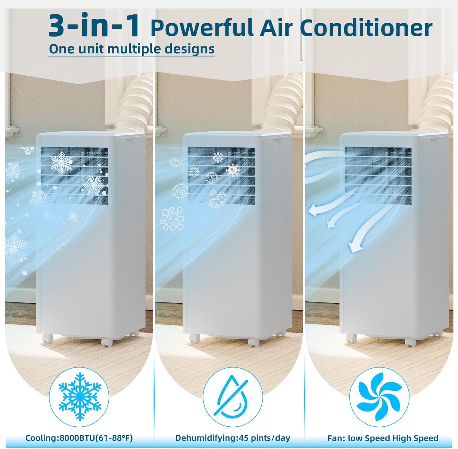 Qeetex ZYS-PHO-107IXFG1 Portable-Air-Conditioners - View #2