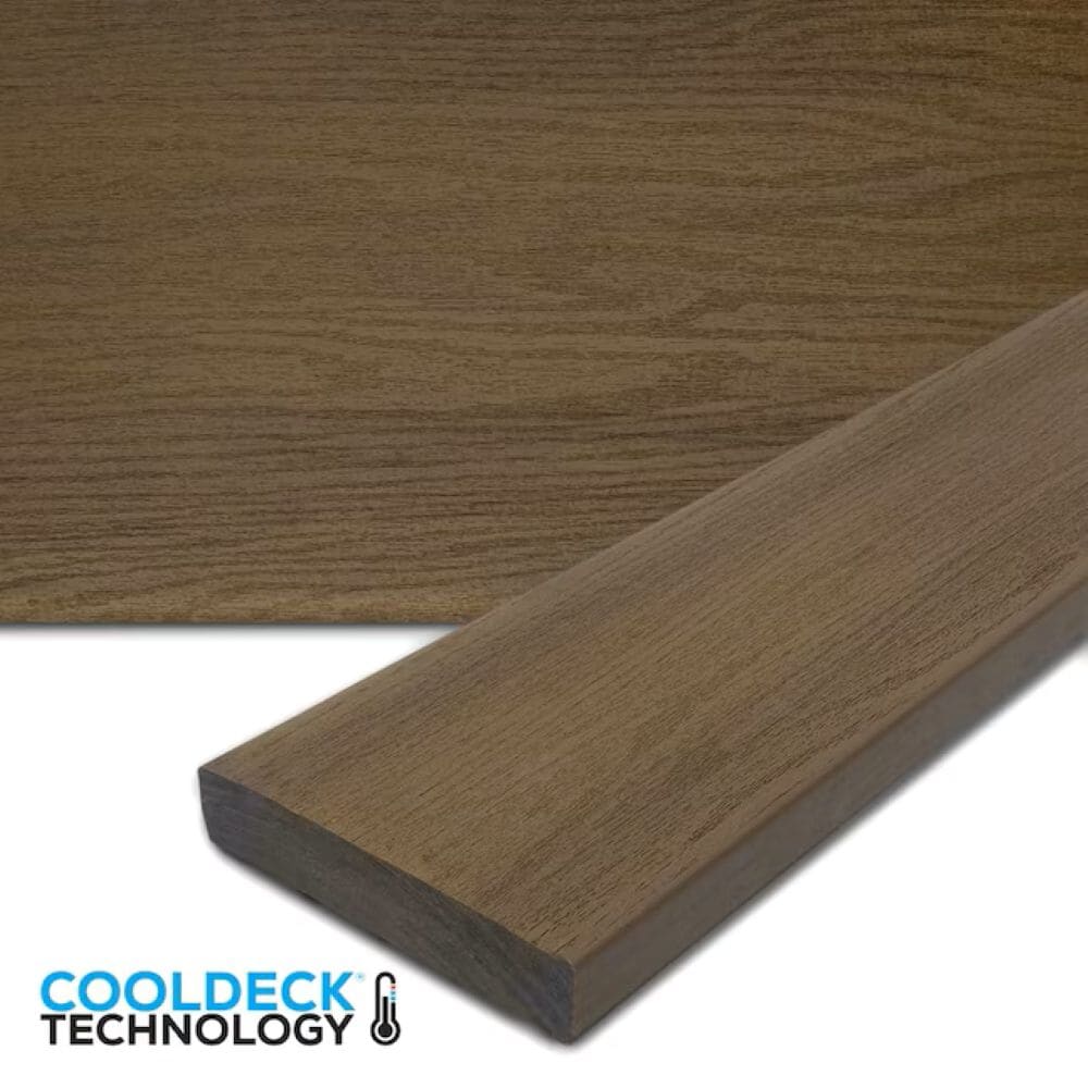 MoistureShield Meridian 1-in x 6-in x 20-ft CoolDeck Shoreside Square/Solid Composite Deck Board