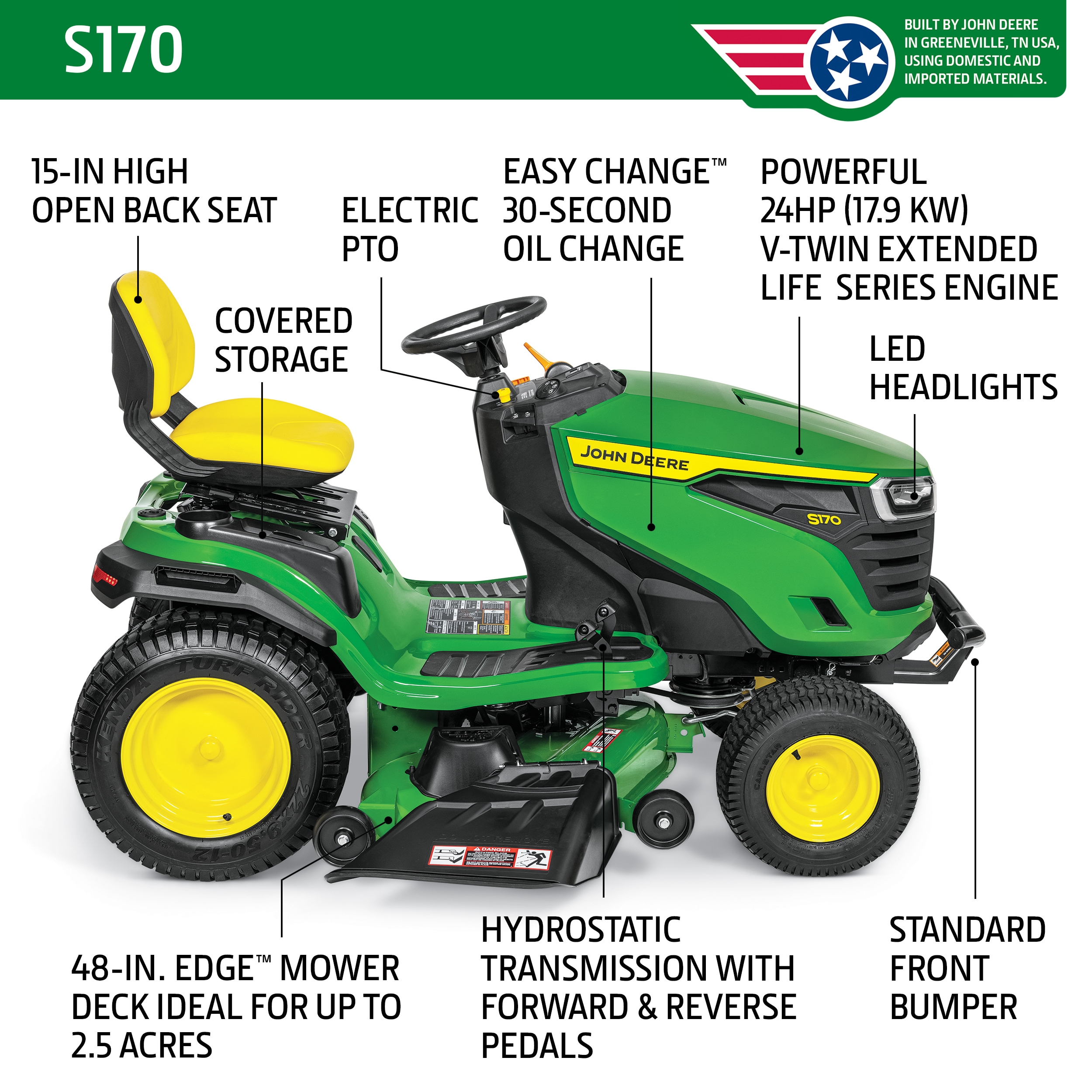 John Deere BG21432 Riding-Lawn-Mowers-Tractors - Thumbnail View #3