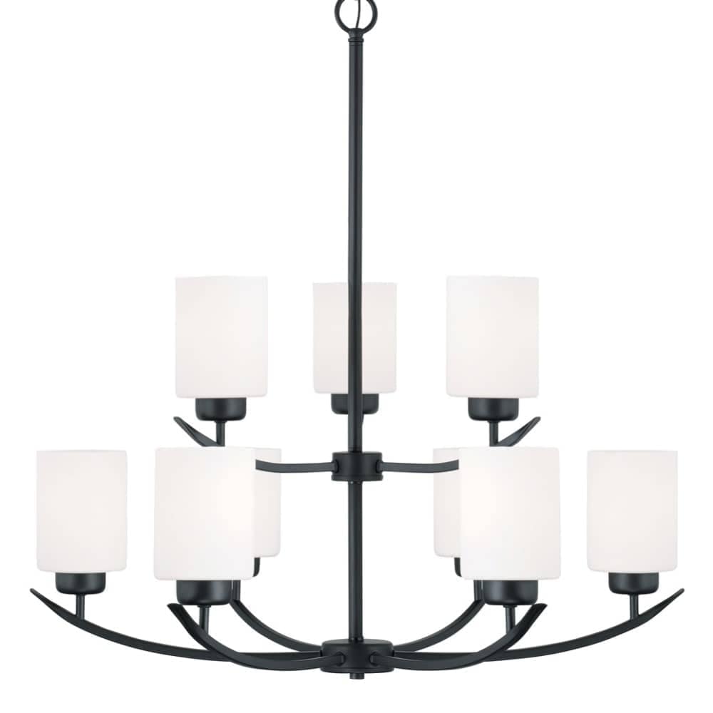 Capital Lighting  415291338 Dixon 9 Light 28 Inch Wide Chandelier