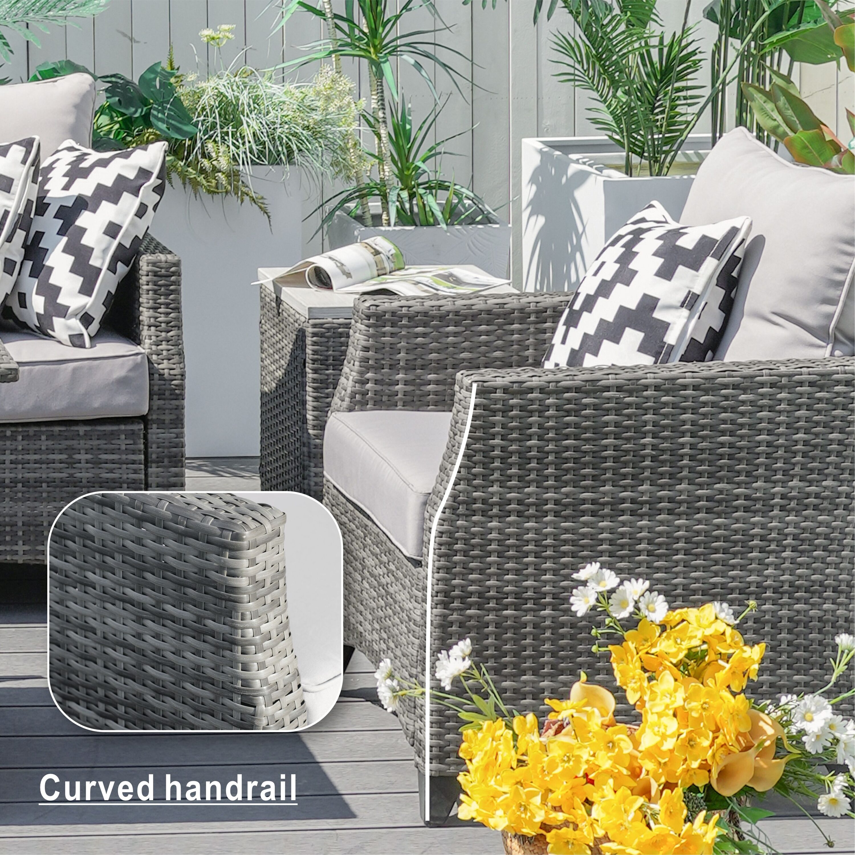 Moda Furnishings PAF-1802H-P Patio-Conversation-Sets - View #10