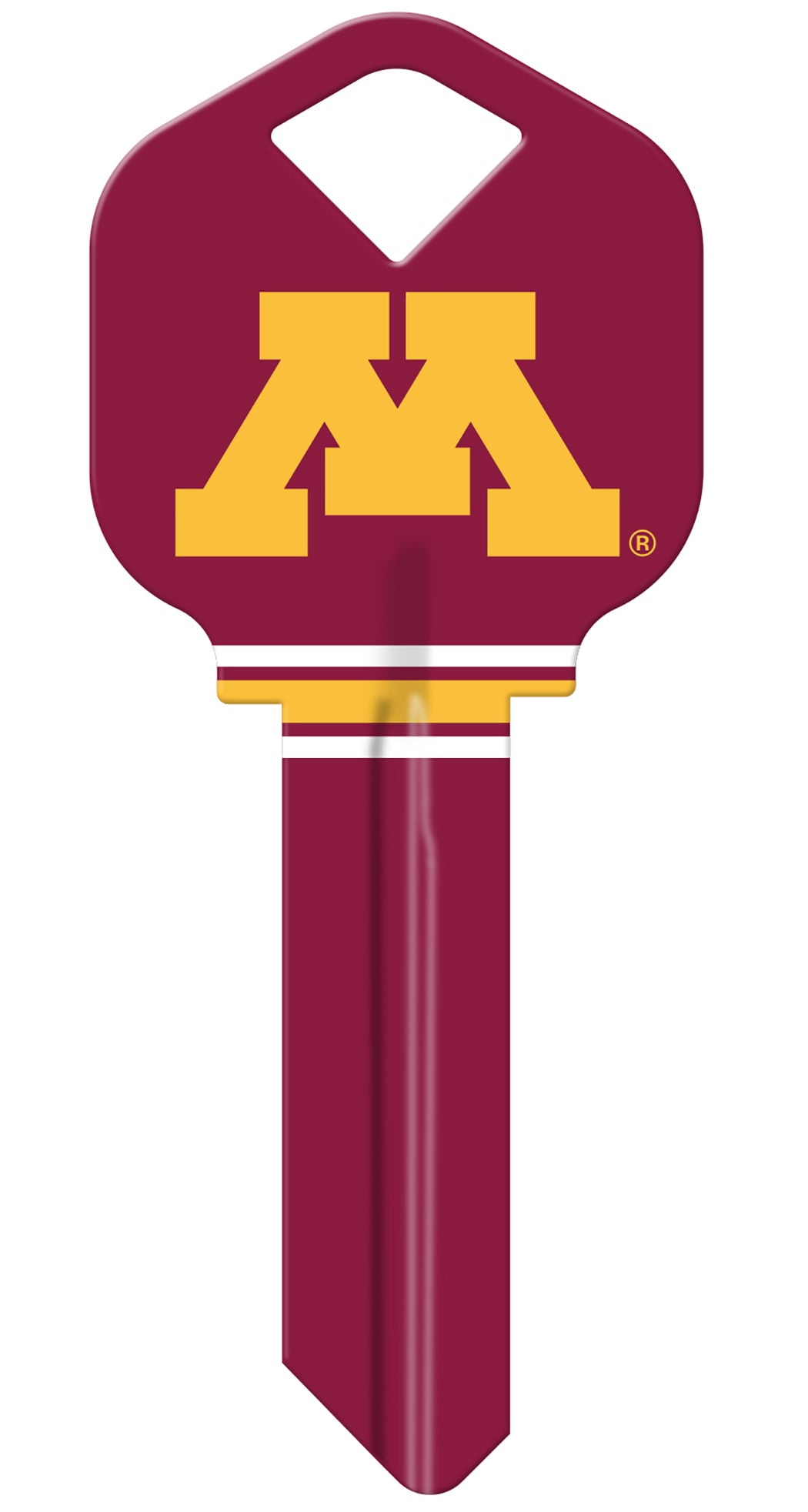 Fanatix 89233 Minnesota Golden Gophers Multicolored Sports key Brass House/Entry Key Blank