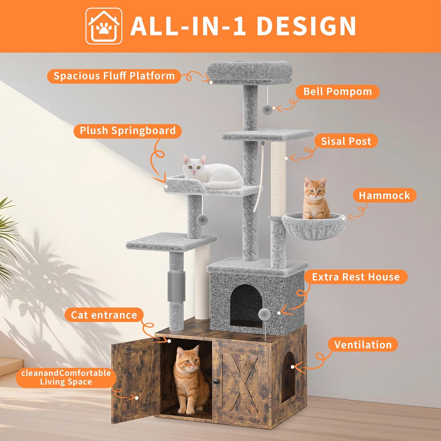 GAOMON NS1148322 Cat-Trees - View #6