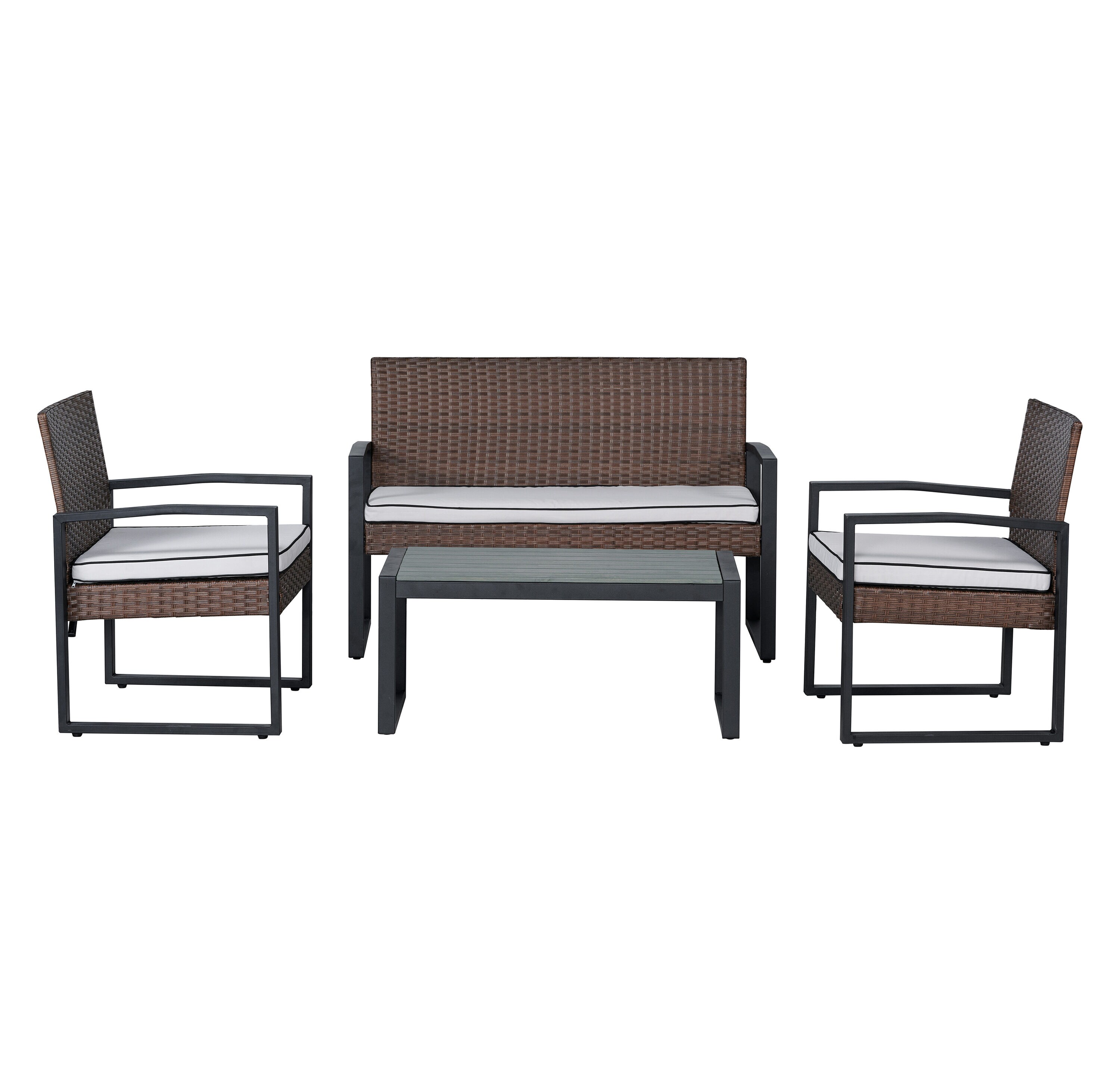 JONATHAN  Y LVG1102B-4SET Patio-Conversation-Sets - View #4