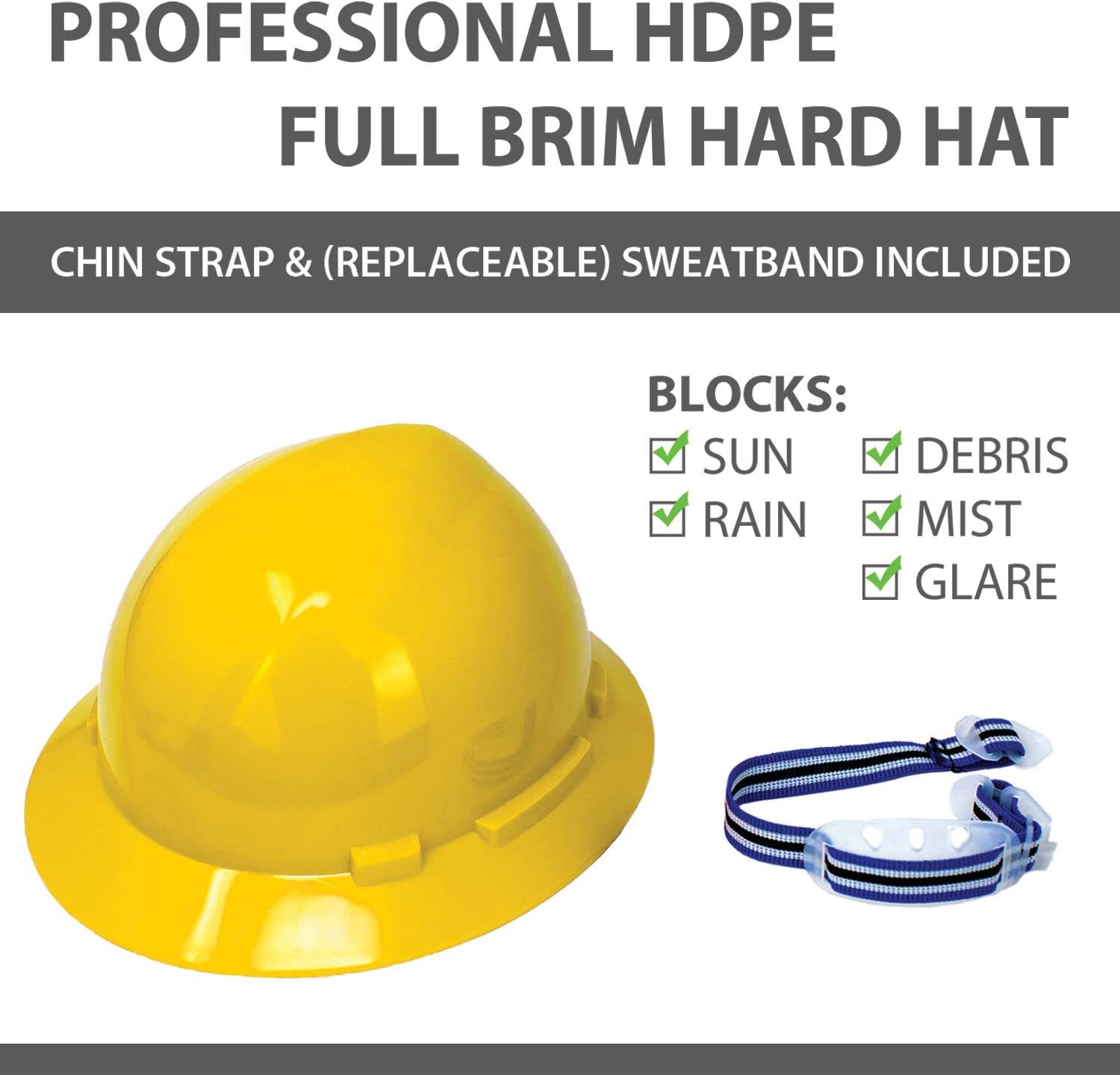 BISON LIFE SH-ESSU-HDPE-HH4Y-A Safety-Hats - View #7