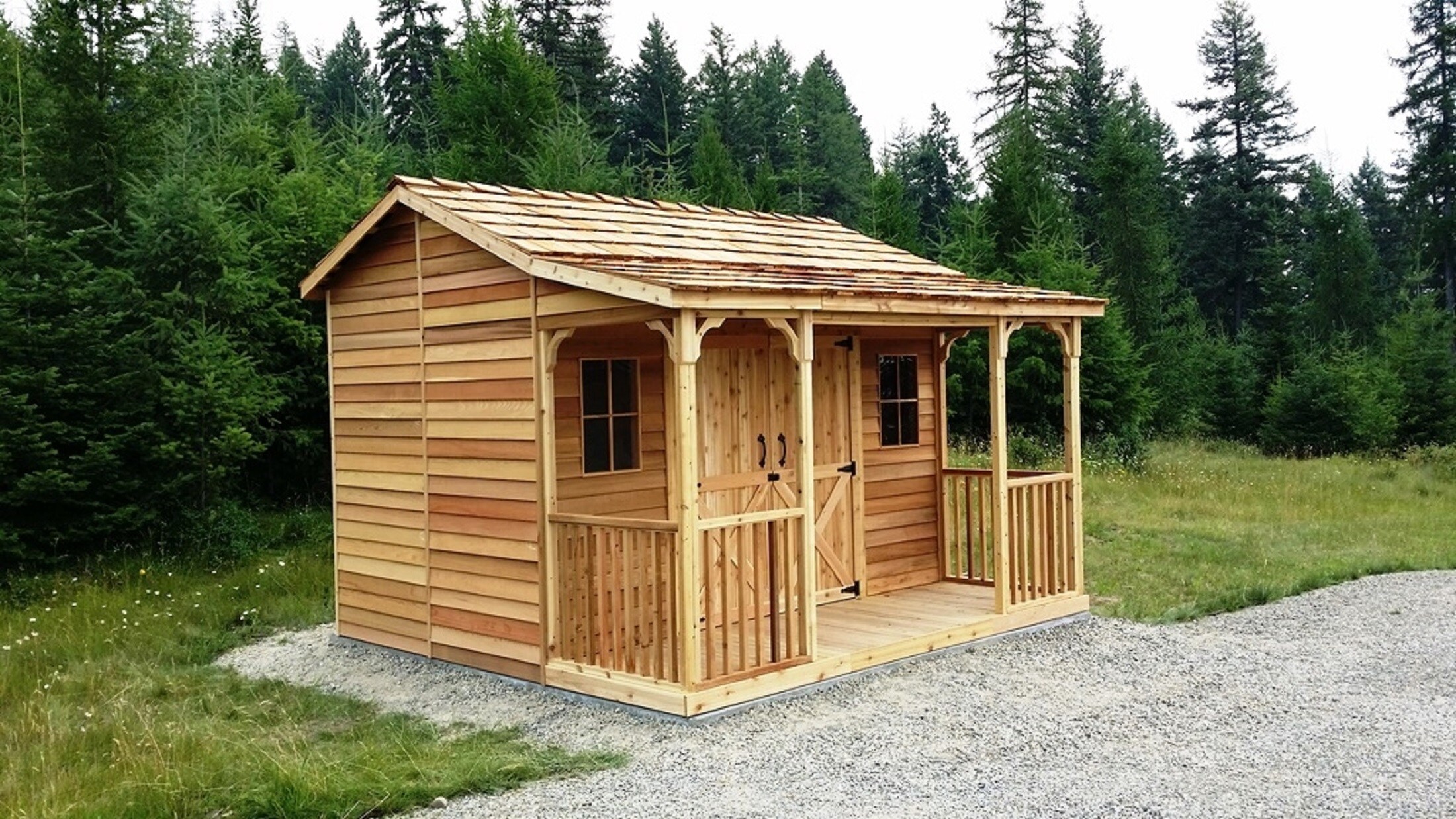 Cedarshed RH1212 Wood-Storage-Buildings - View #2