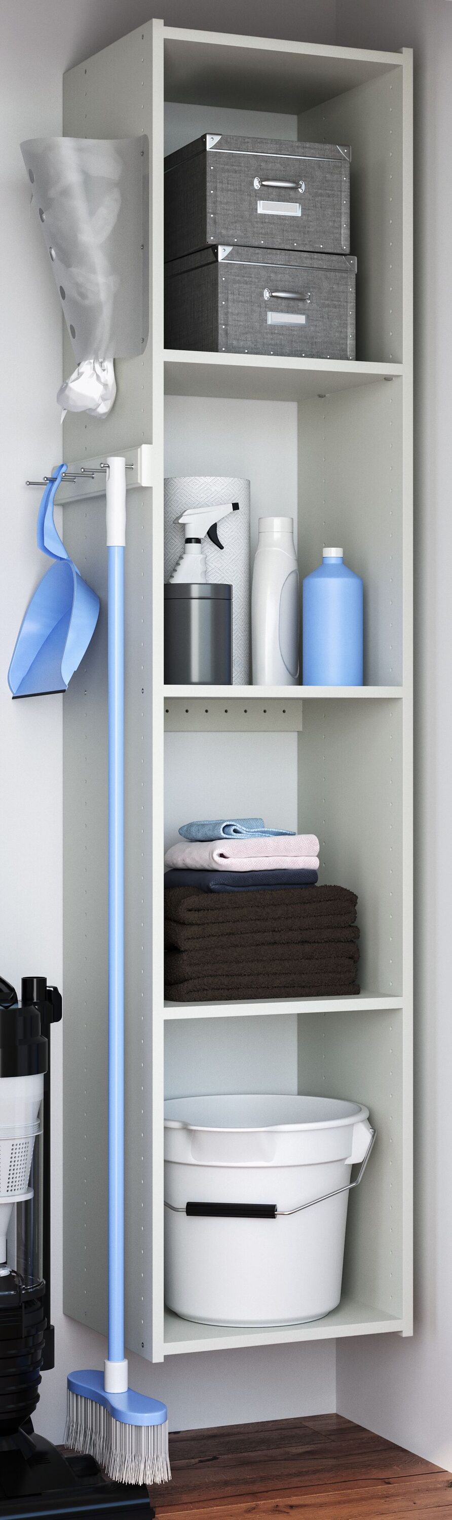 Easy Track 680103-WH Wood-Closet-Tower - View #5