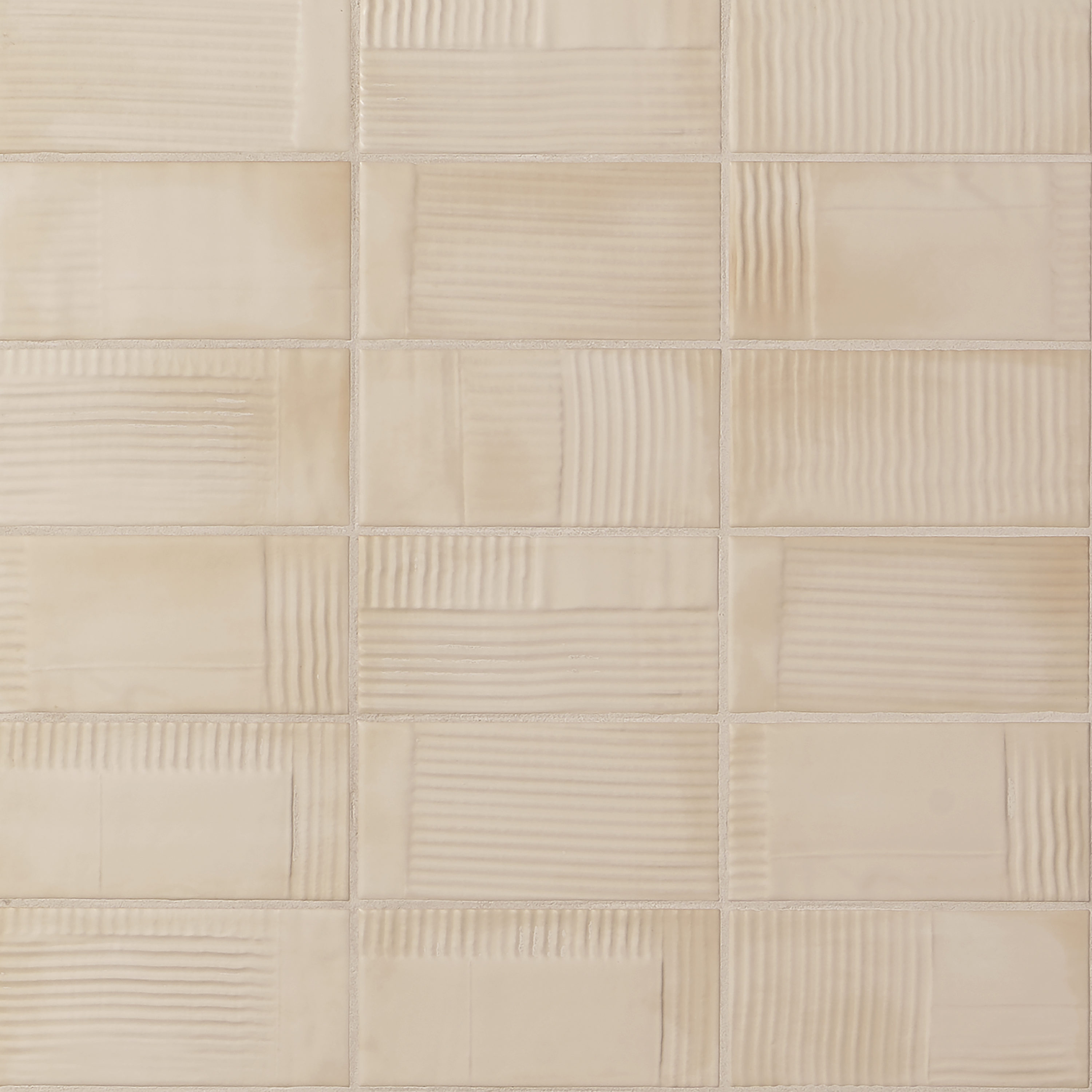 Artmore Tile EXT3RD107932 Aztec Deco Warm White 4-in x 8-in Matte Ceramic Subway Standard Wall Tile ( 9.89-sq ft Carton