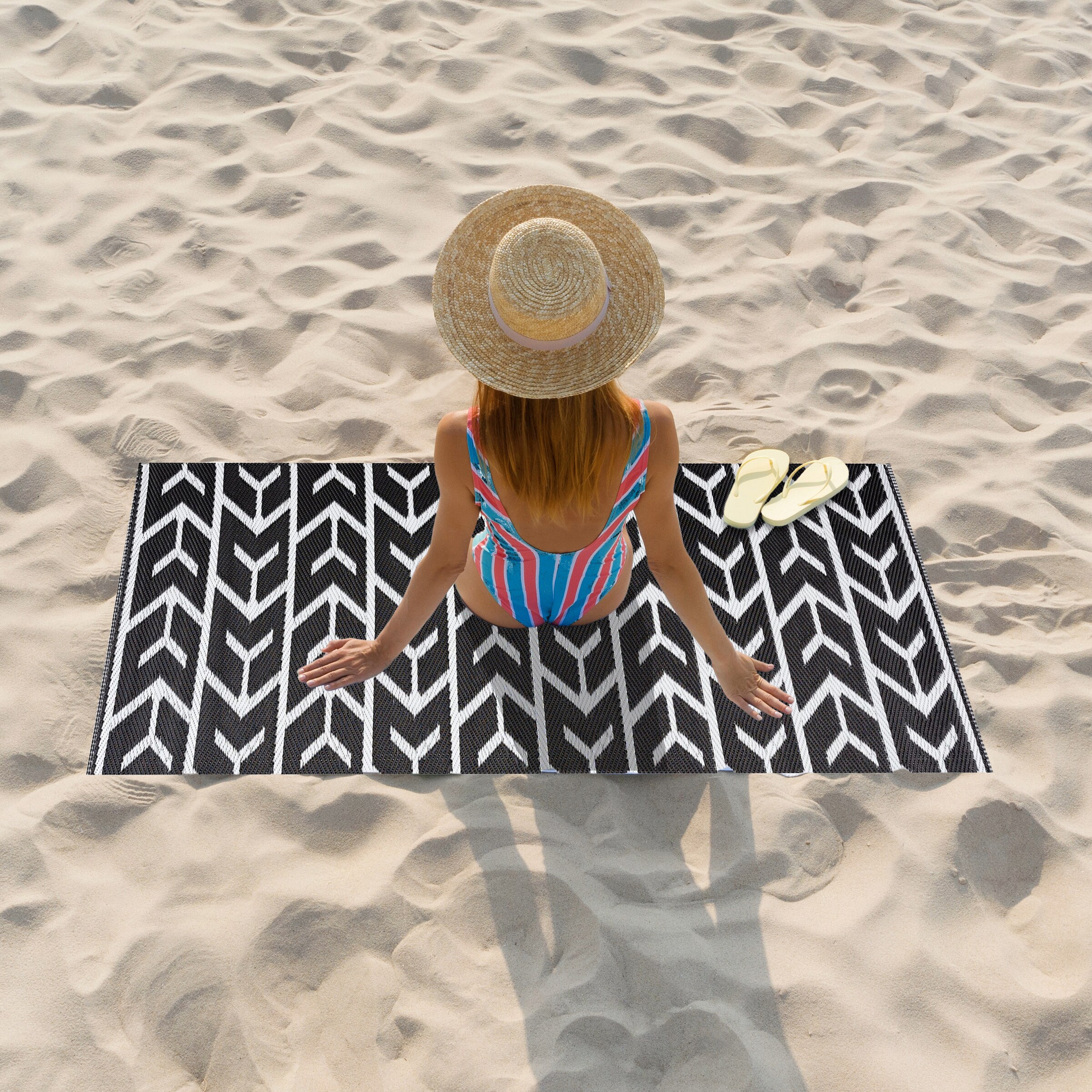 Playa Rug PLY-R-AMS-BW-2X6 rugs - View #5