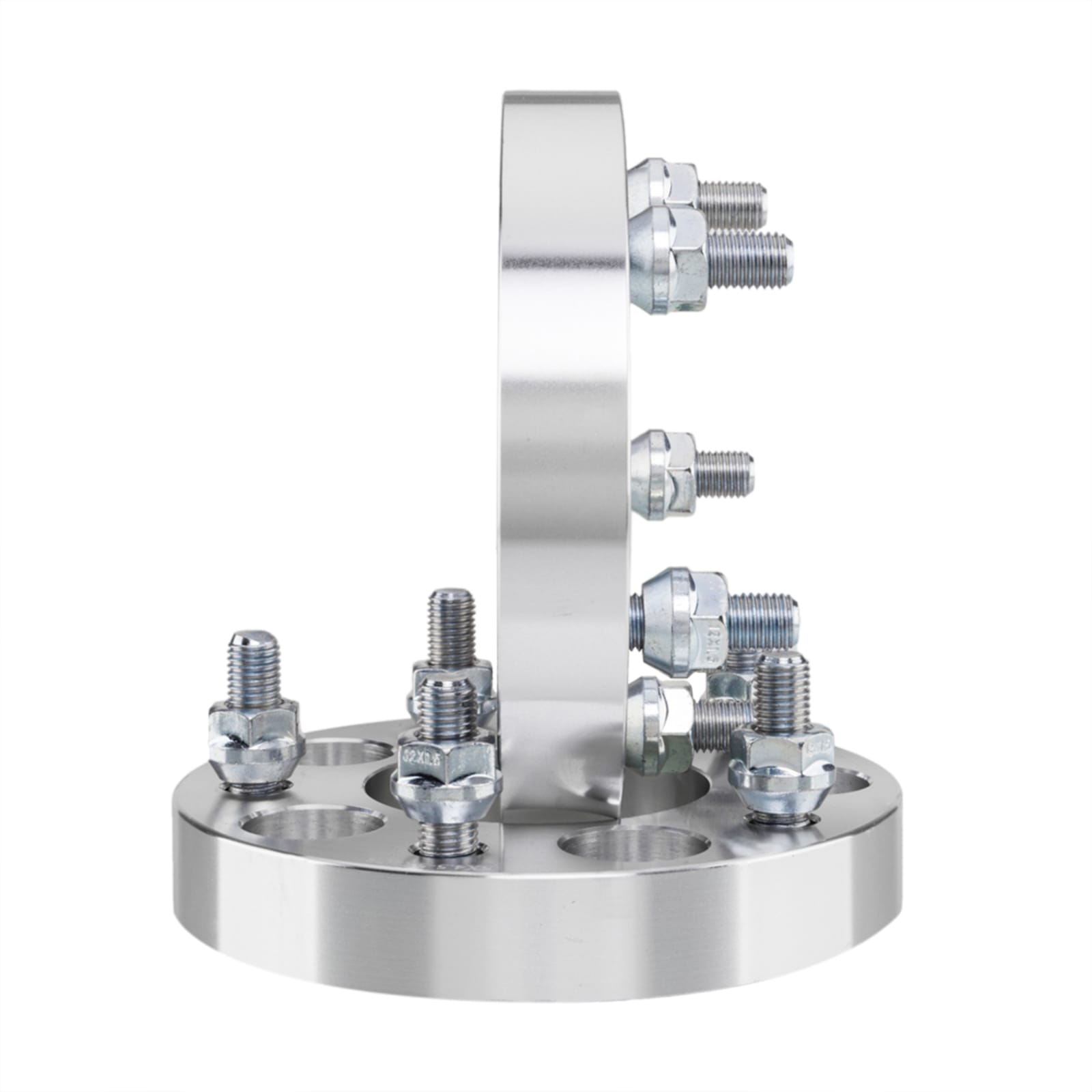 Bestcore Wheel Spacers 2-pc 5x4.5 to 5x4.75 Conversion Adapters 1-in Thick Aluminum 5x114.3 to 5x120 with 12x1.5 Studs 74mm Center Bore