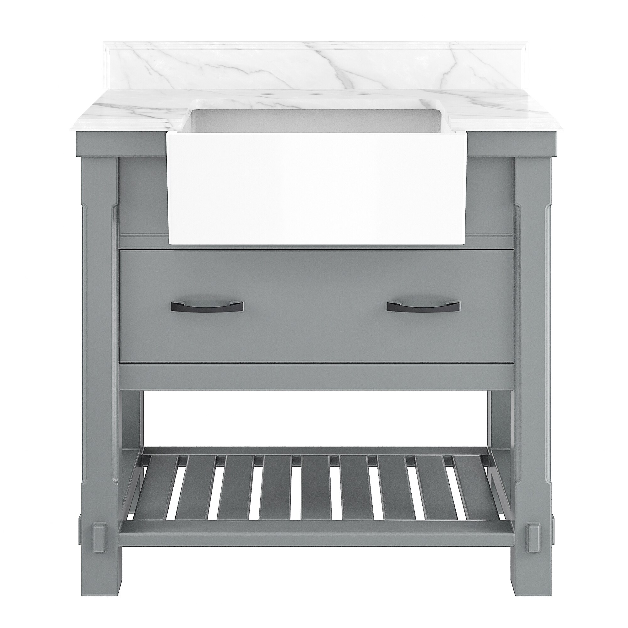 CASAINC MS-30036-CAB-WH Bath-Vanity-Combo - View #7