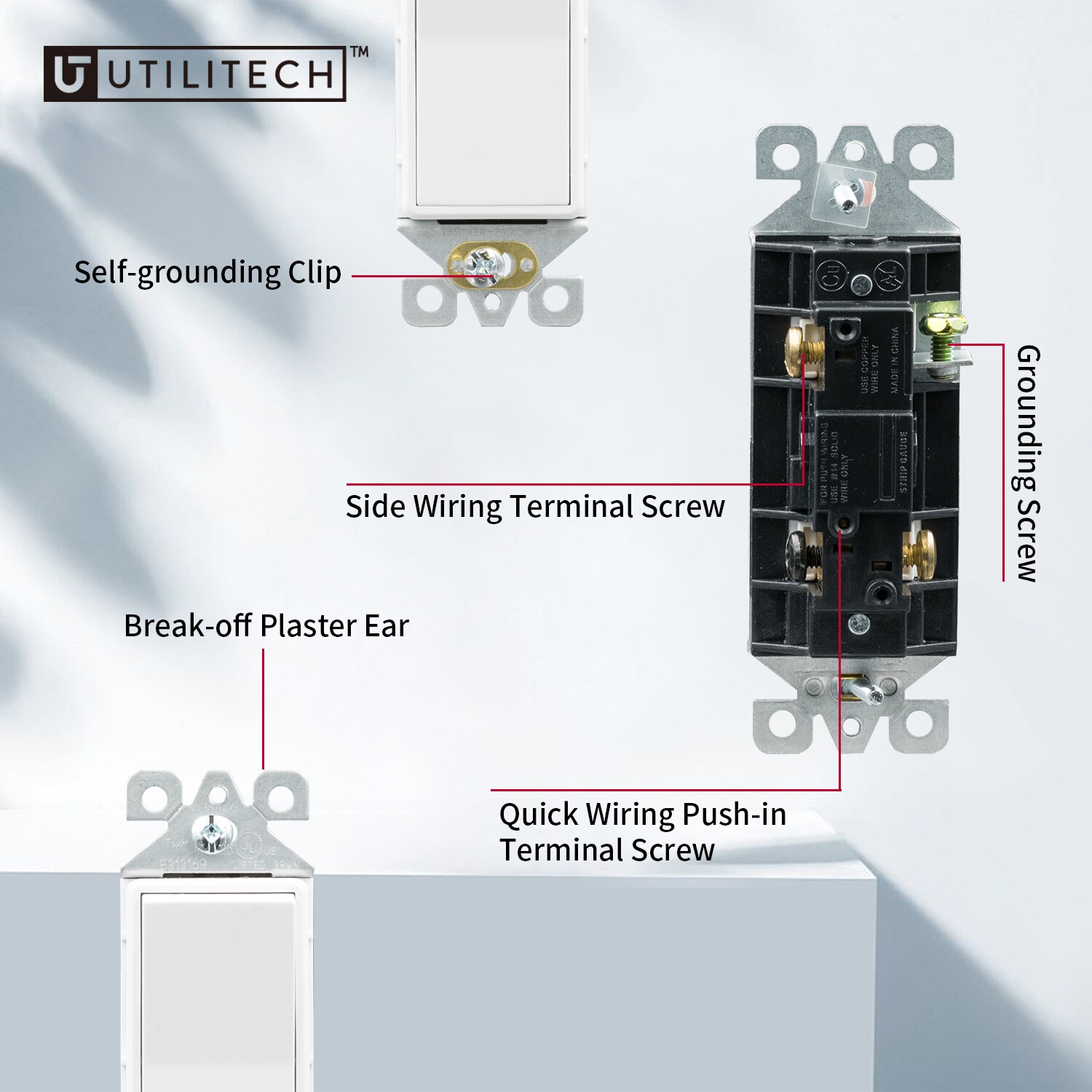 Utilitech 1005S-WH10 Lighting-Controls - View #6