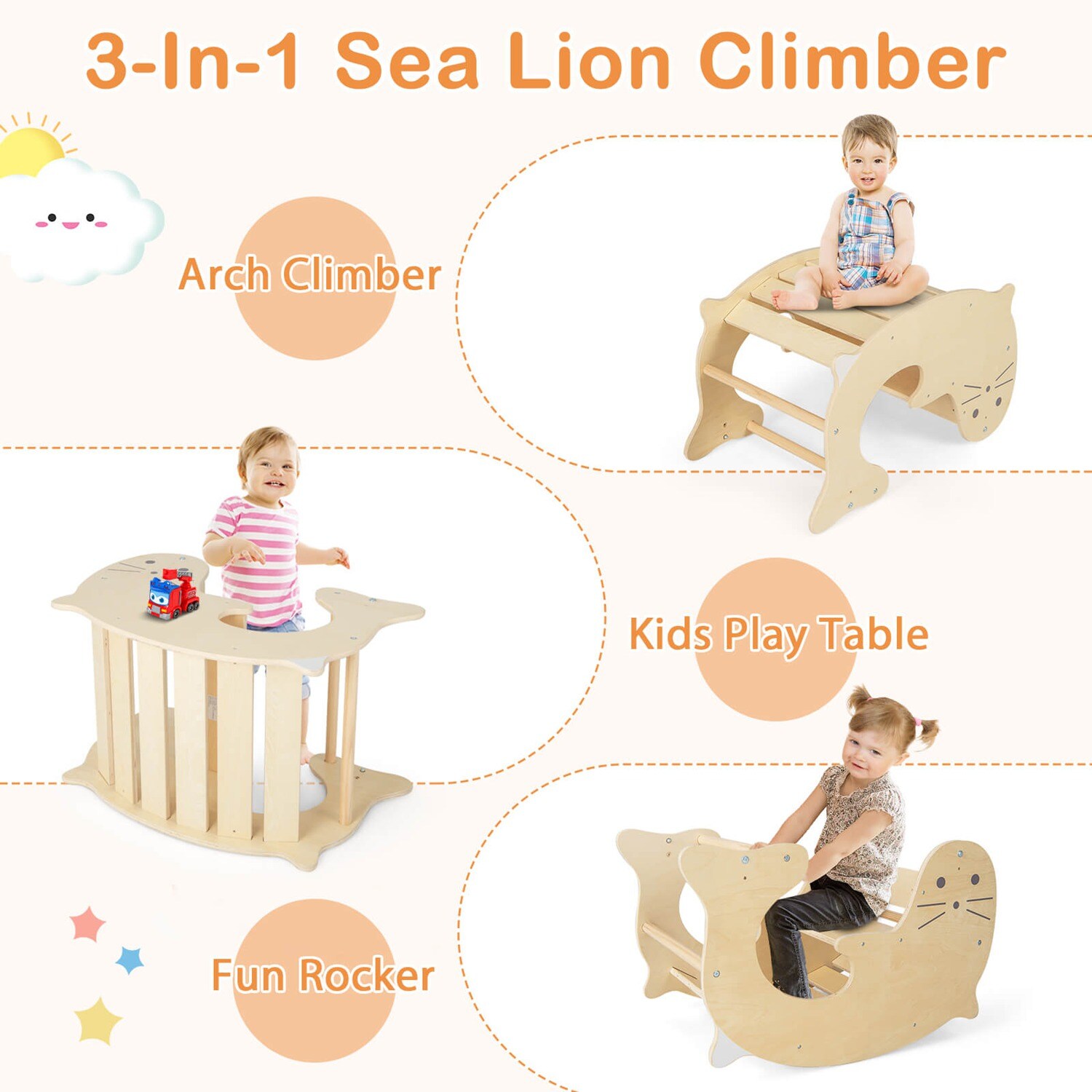 Costway CSHY002193 Play-Toys - View #6