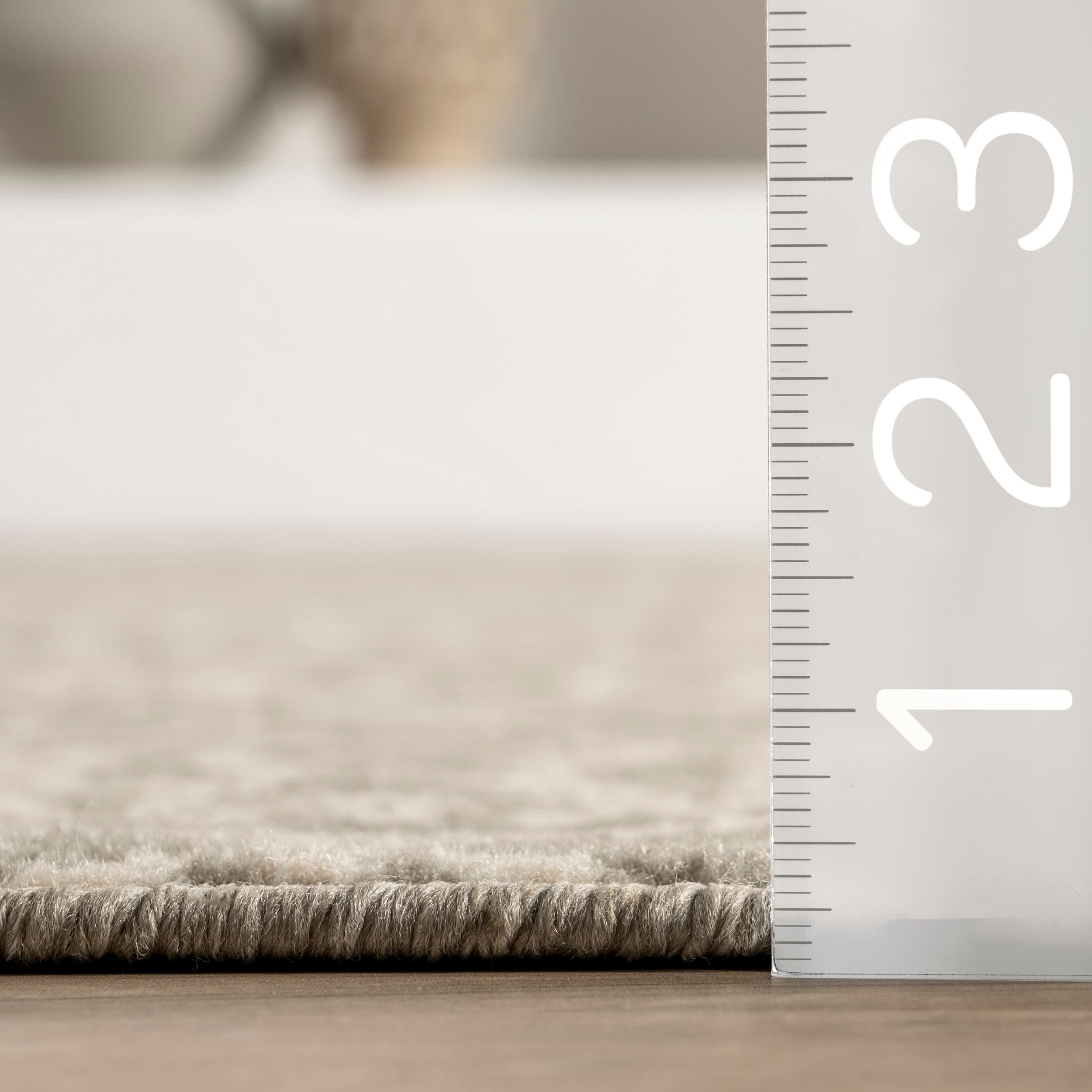 Gray Geometric Synthetic 8' x 10' Area Rug