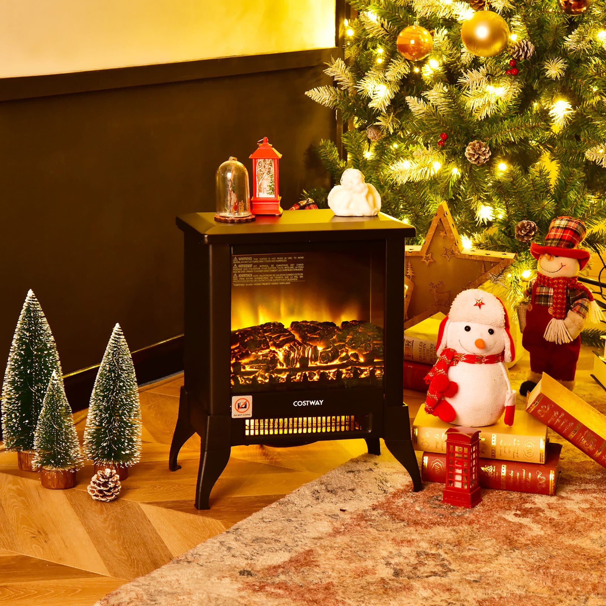 Goplus FP10056US-BK Electric-Fireplaces - View #8