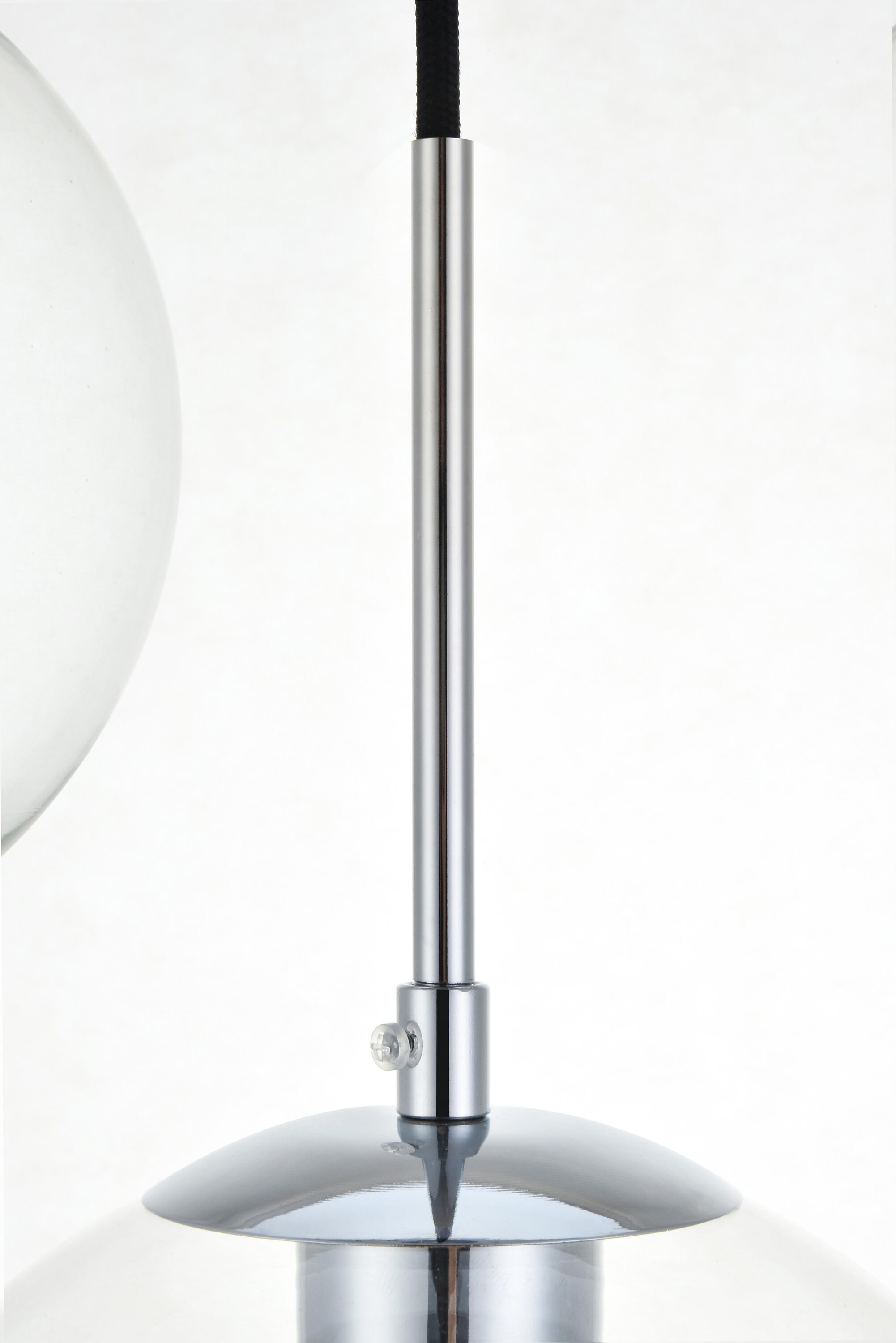 Baxter 7-Light Chrome & Clear Glass Globe Pendant