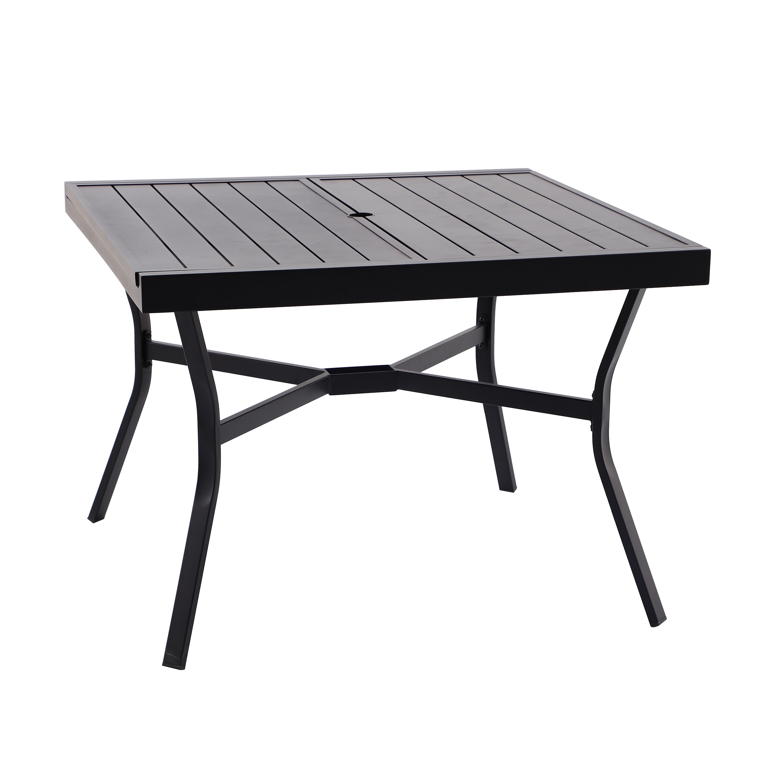 Bistro Patio Steel Square Table Outdoor Deck Durable Garden Furniture Pelham Bay 