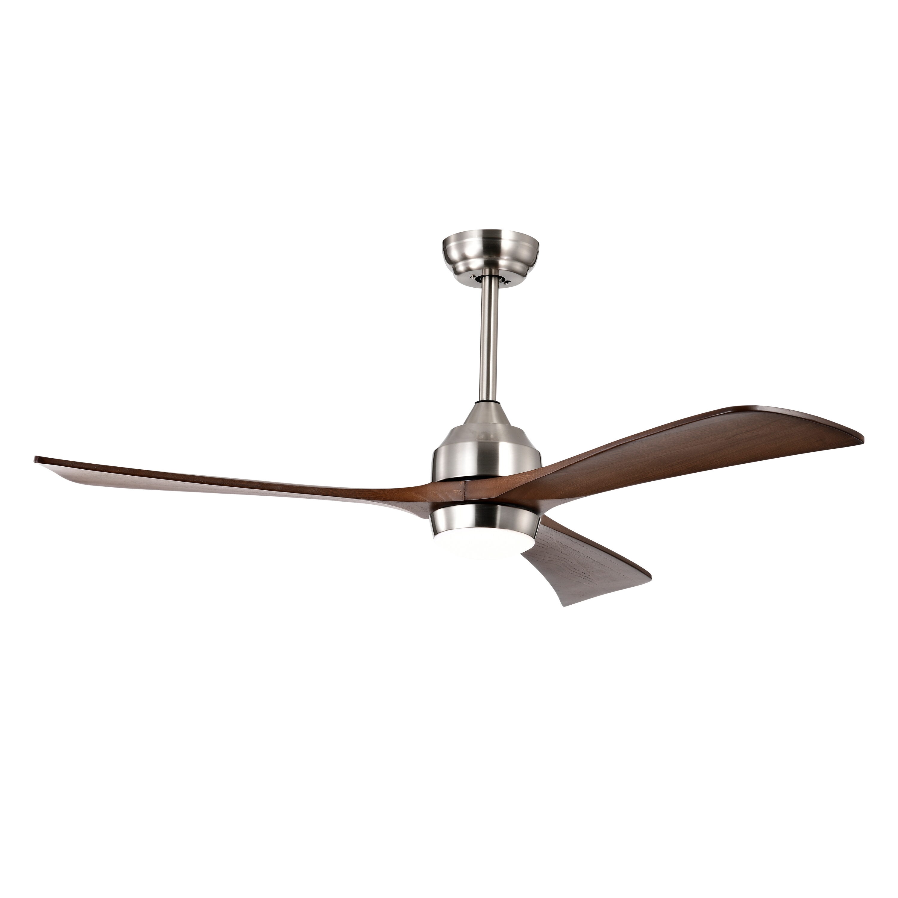  52LSP153461NK SoulVibe 52-in Color-Changing Integrated LED Nickel with Matte Blades Ceiling Fan With Light - Remote Included ( 3 -Blade )
