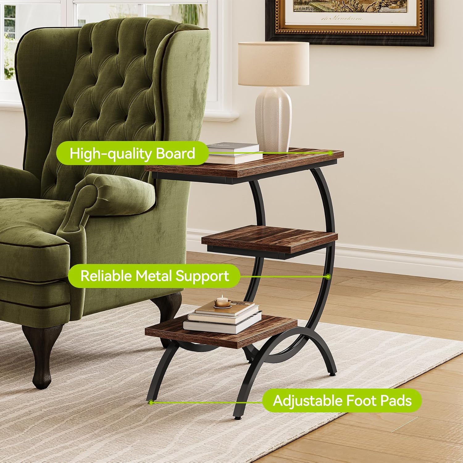 Tribesigns LWOYJL-JW0627 End-Tables - View #4