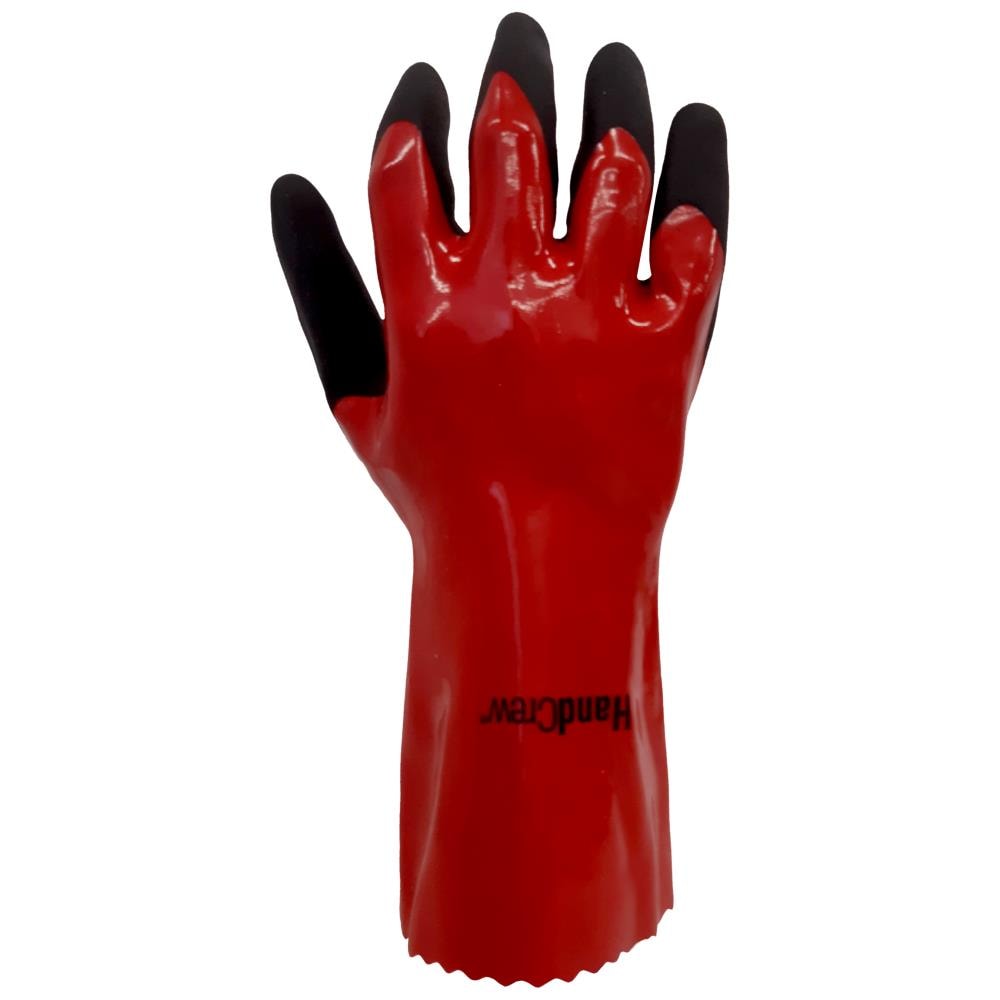 HandCrew Medium/Large Nitrile Chemical Handling Gloves, (1-Pair