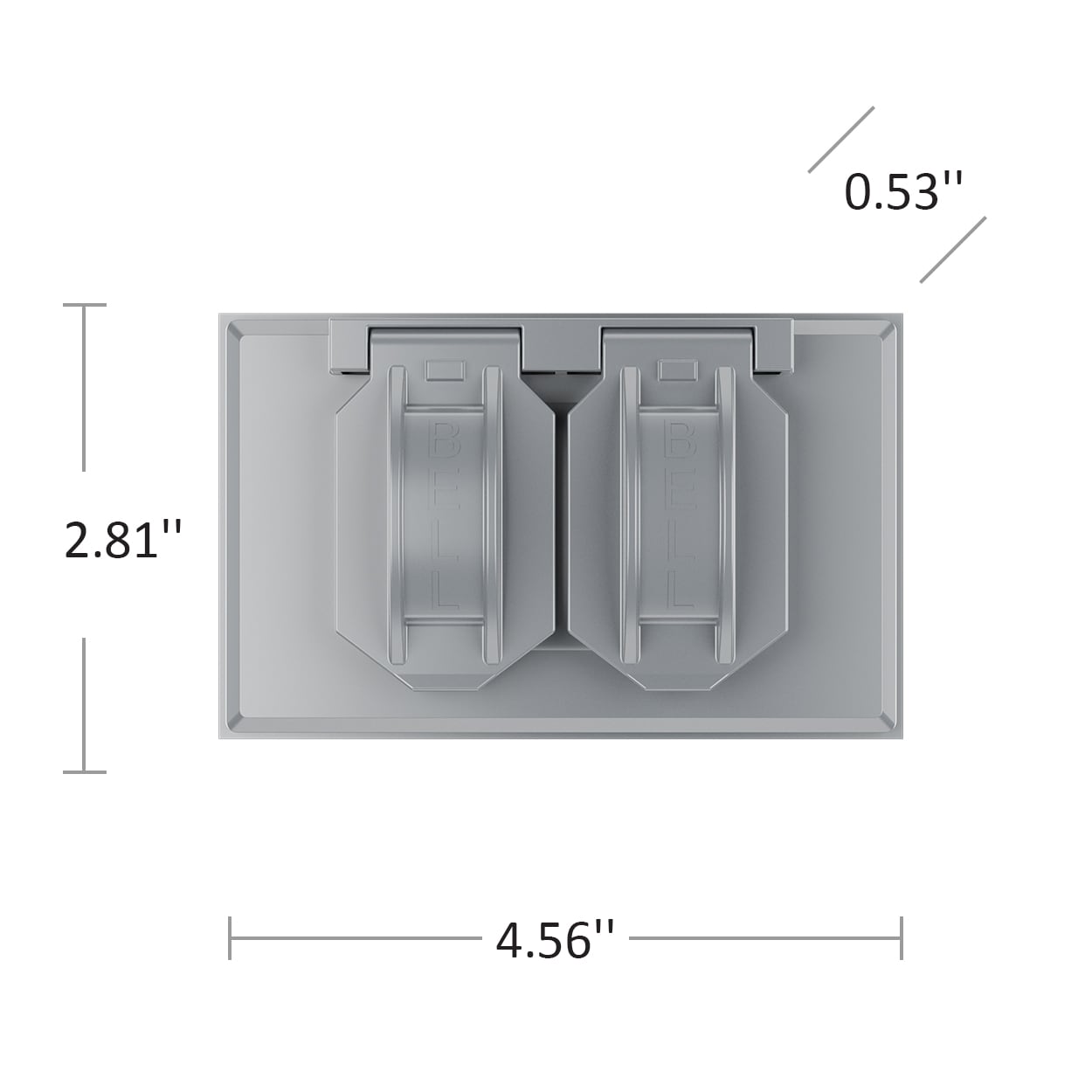 Hubbell 5180-0 Electrical-Box-Covers - View #6