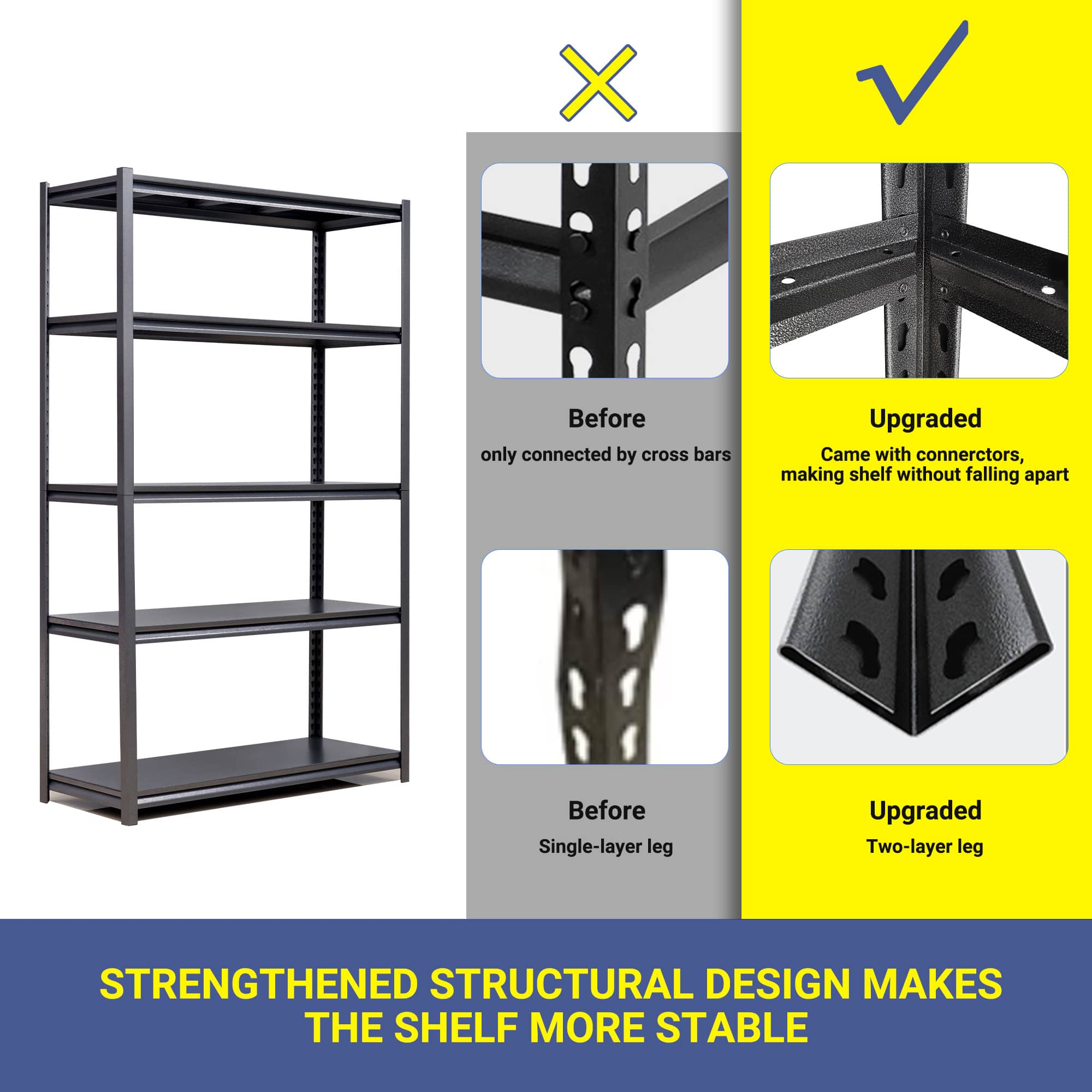 Rbied TGX-88U Free-Standing-Shelving - View #4