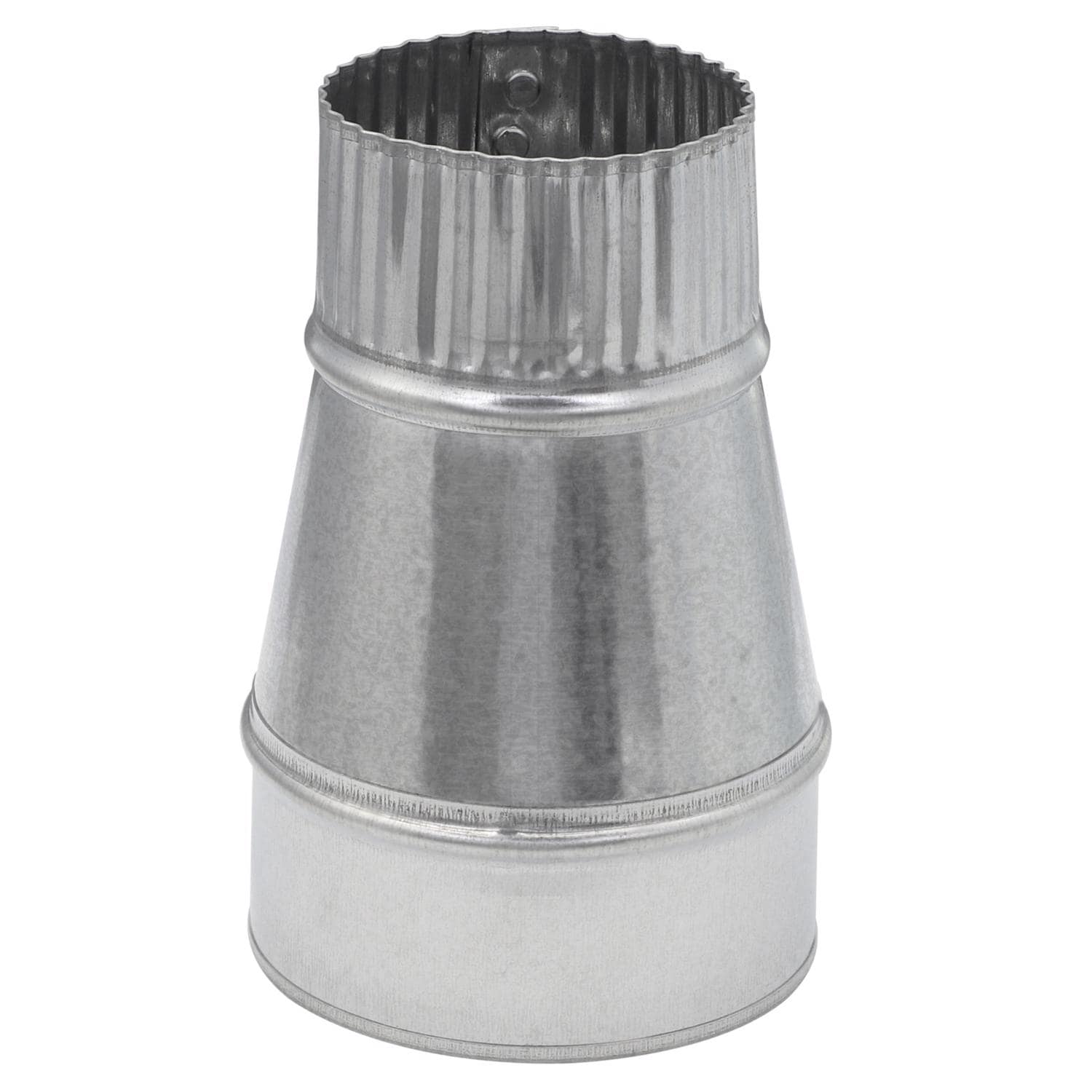 IMPERIAL  4 in. D X 3 in. D Galvanized Steel Furnace Pipe Reducer