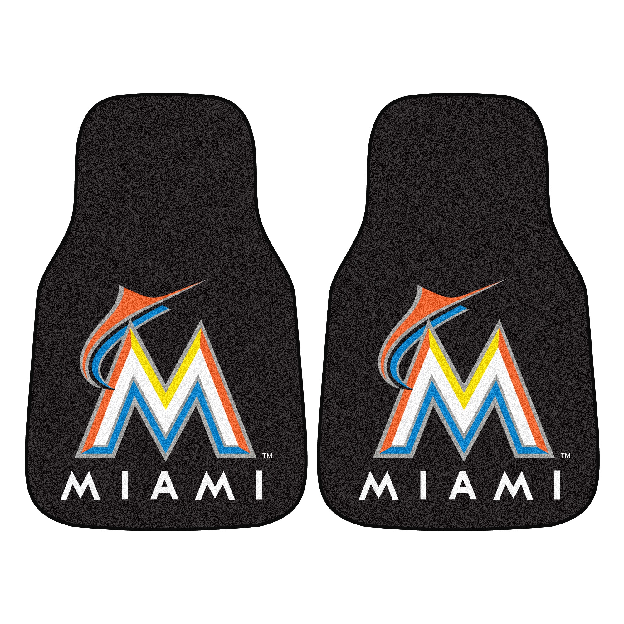 FANMATS Miami Marlins MLB Color Emblem Metal Emblem at